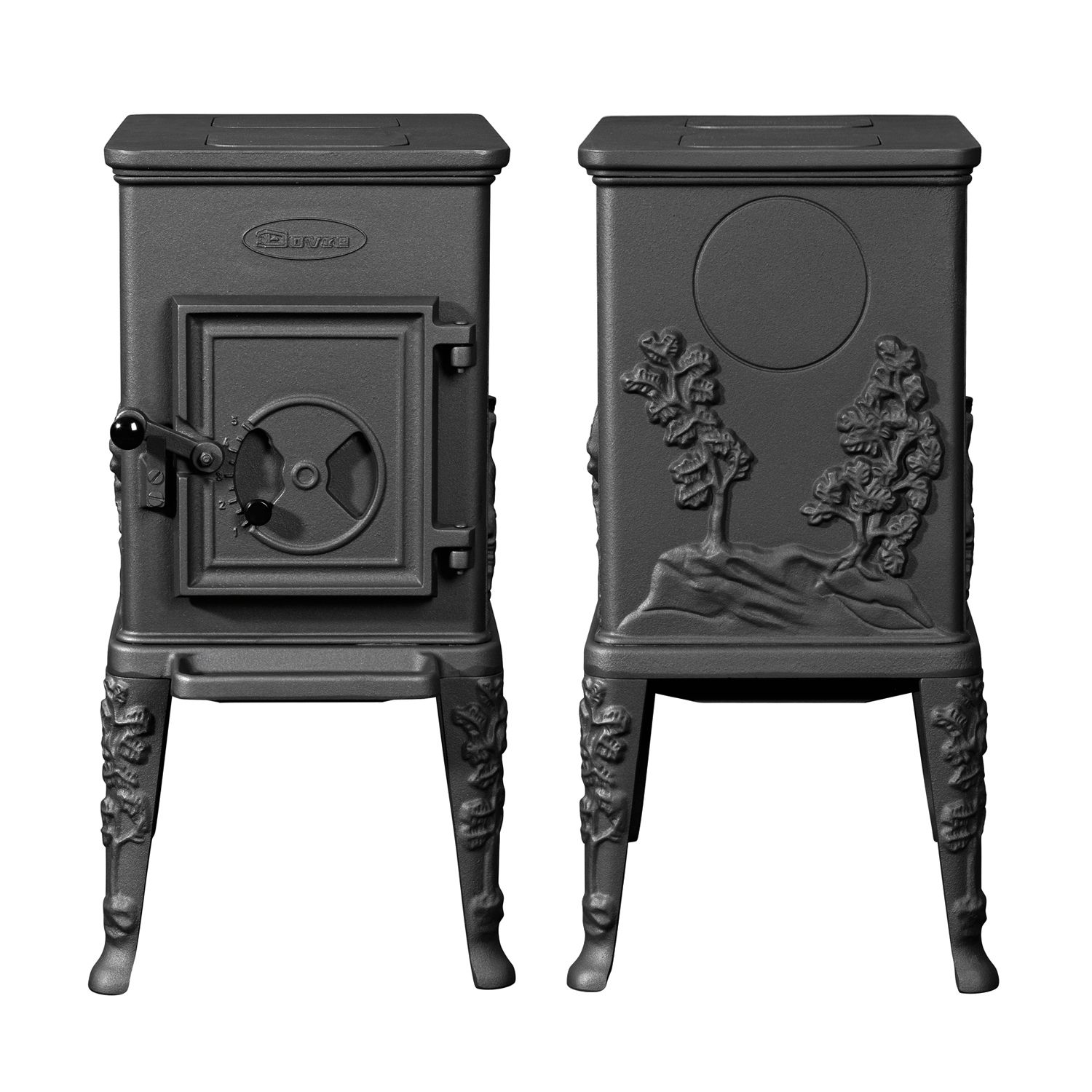 Poêle à bois Dovre 100 CBS en fonte noire