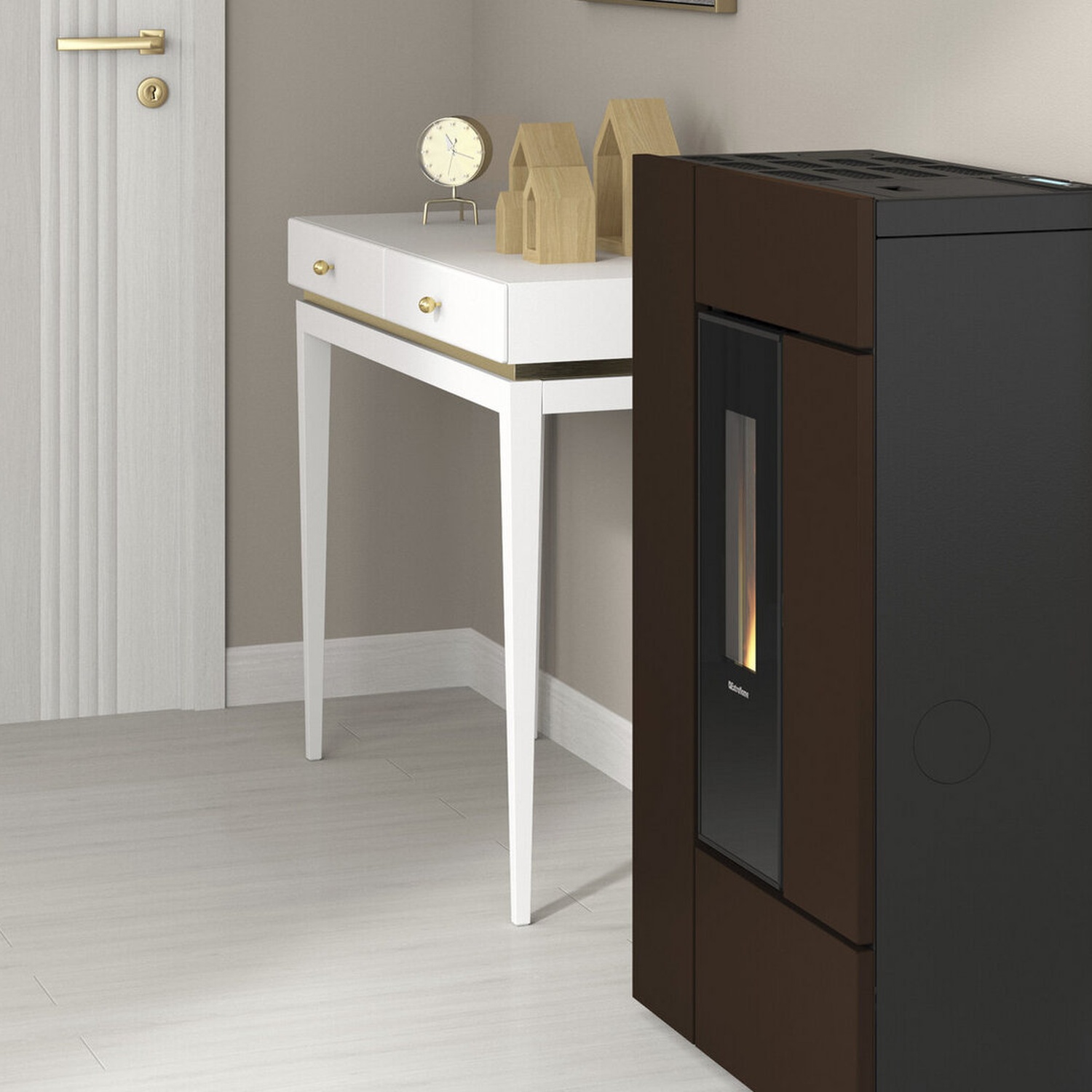 Extraflame GABRIELLA PLUS - Bronze poêle à granulés EVOLUTION LINE