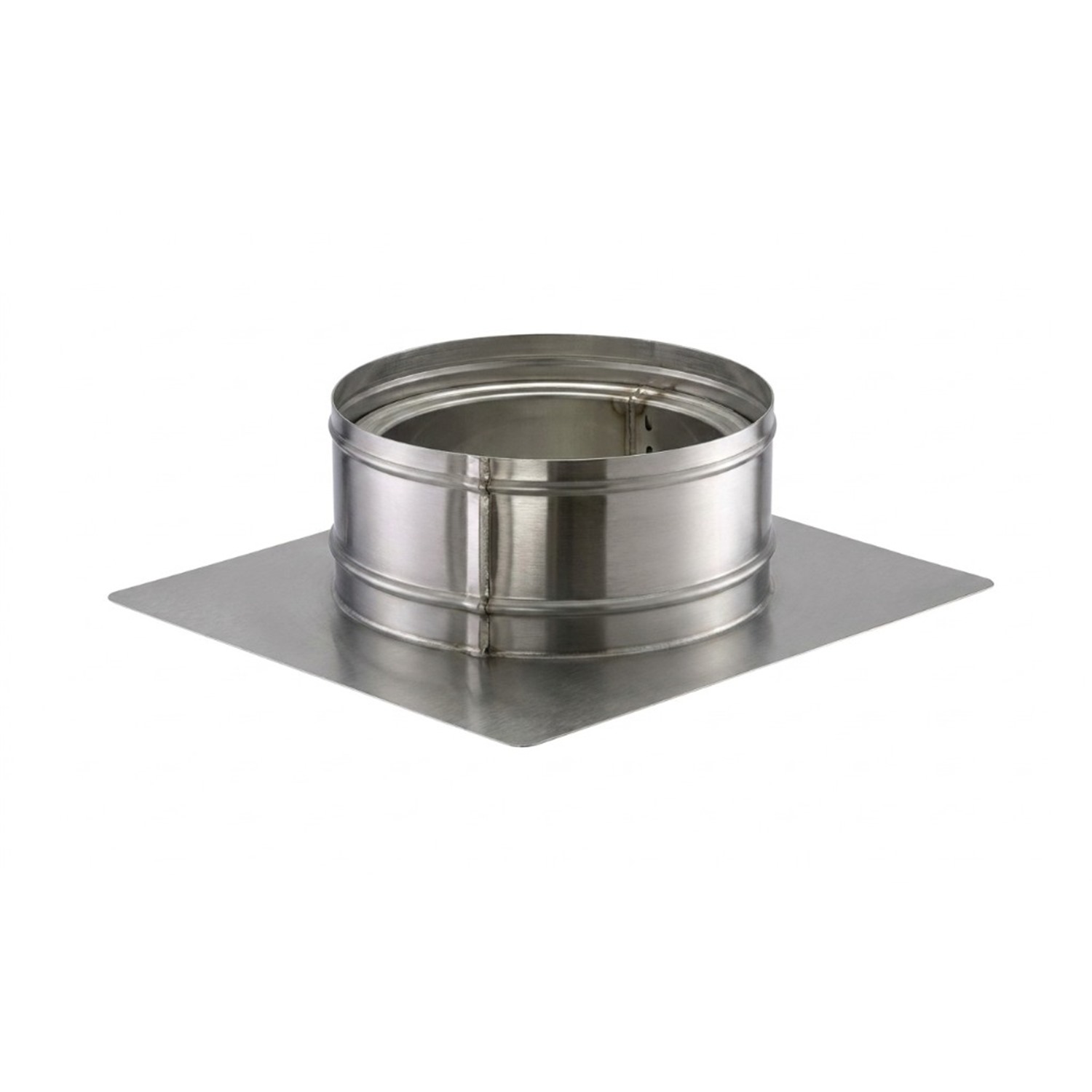 Schiedel Plaque de base montage au sol pour coude avec pied support Ø 130 mm