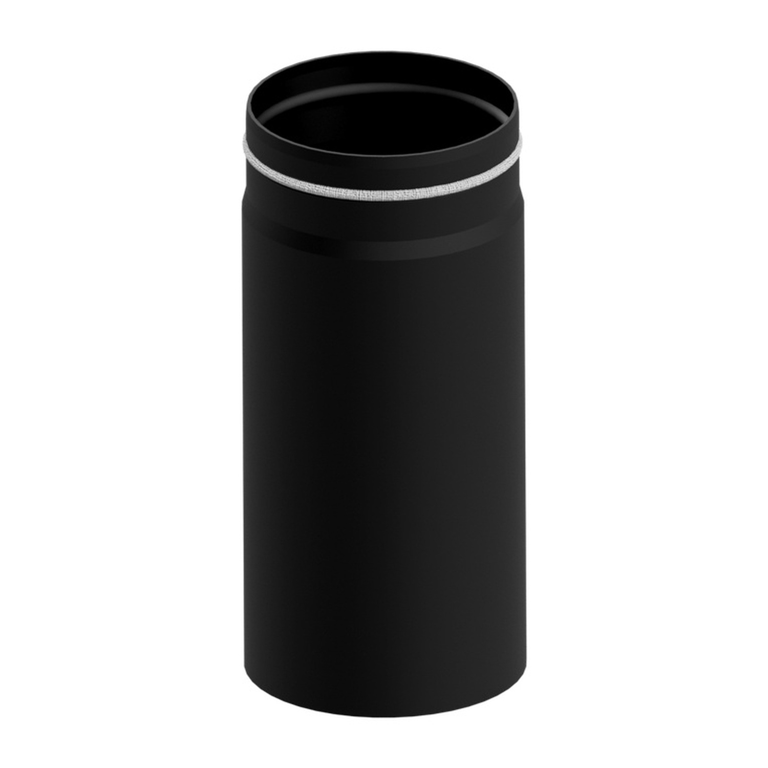 Raik conduit LS diamètre 150x330x2,00mm rétréci noir
