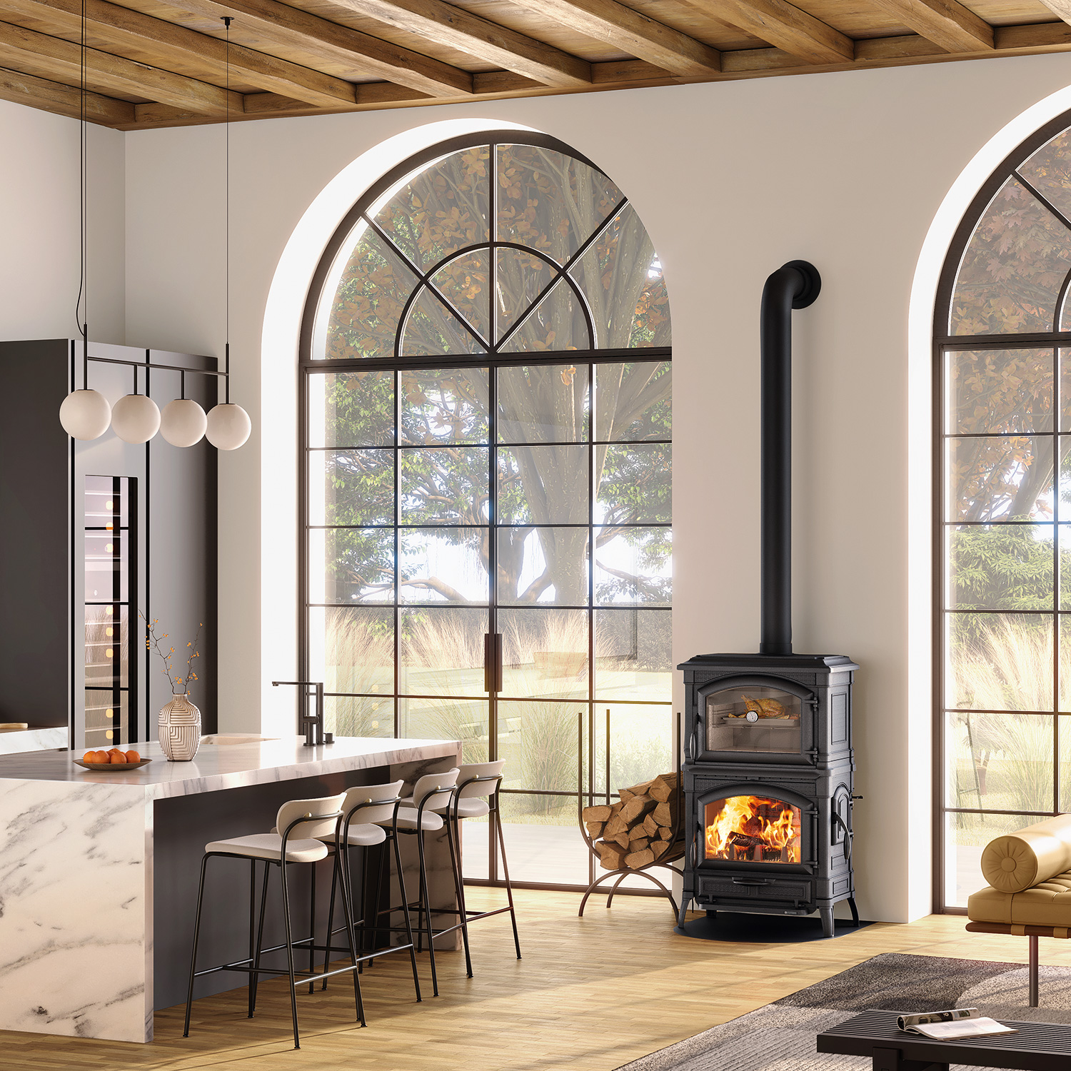 La Nordica Isotta Forno EVO poêle à bois La Nordica Isotta Forno EVO poêle à bois