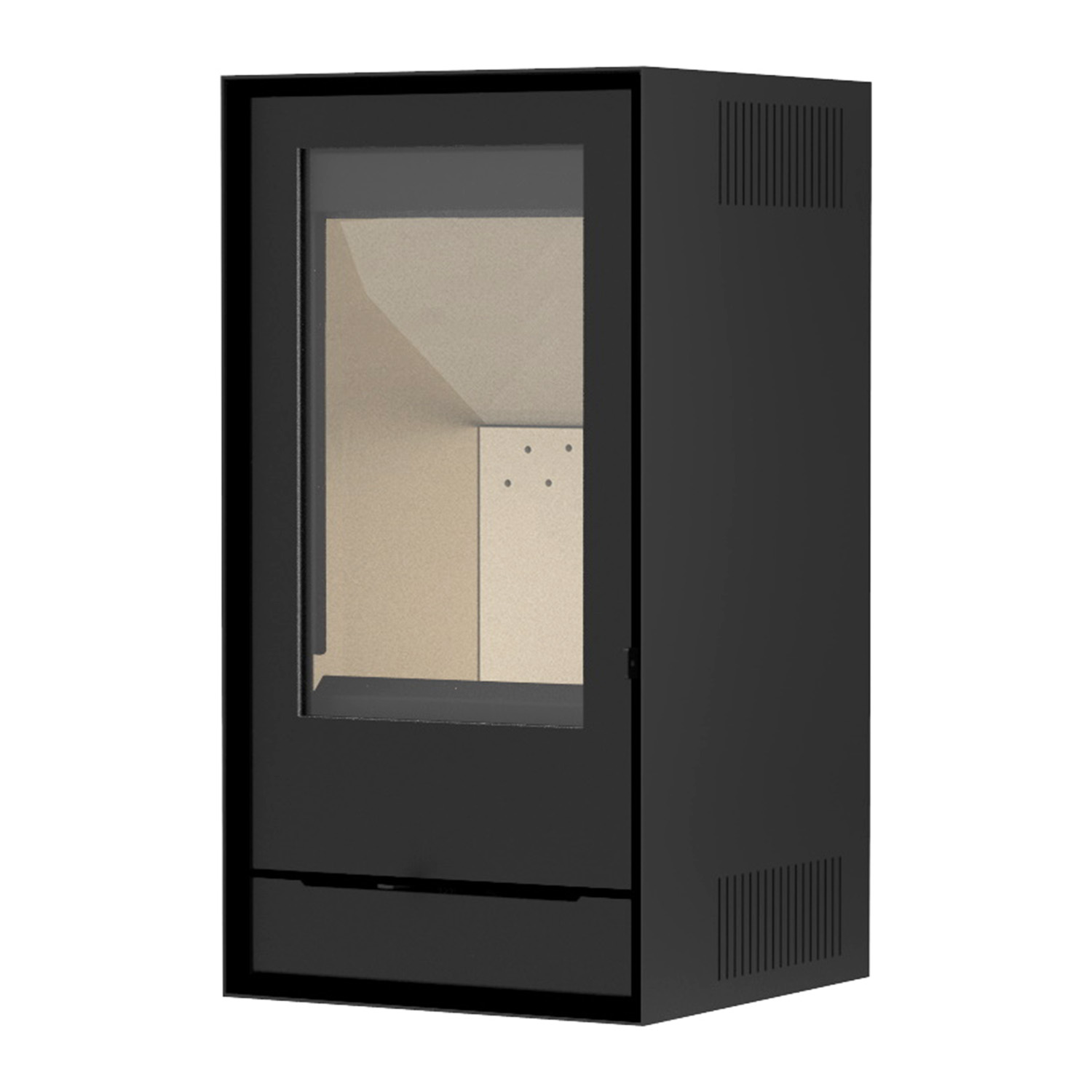 Wamsler Gor Poêle à bois Acier Noir