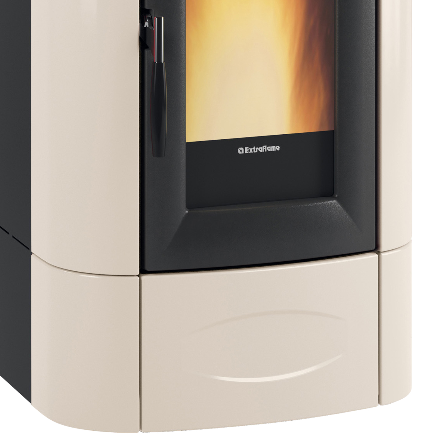 Extraflame Evolution Line Isidora Idro H20 poêle à granulés bouilleur Ivoire
