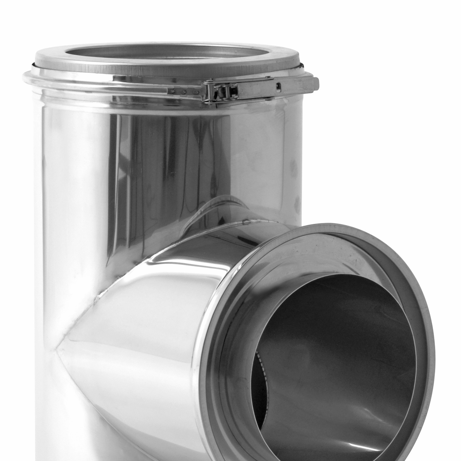 Opsinox conduit de cheminée en acier inoxydable 180mm Té 90°