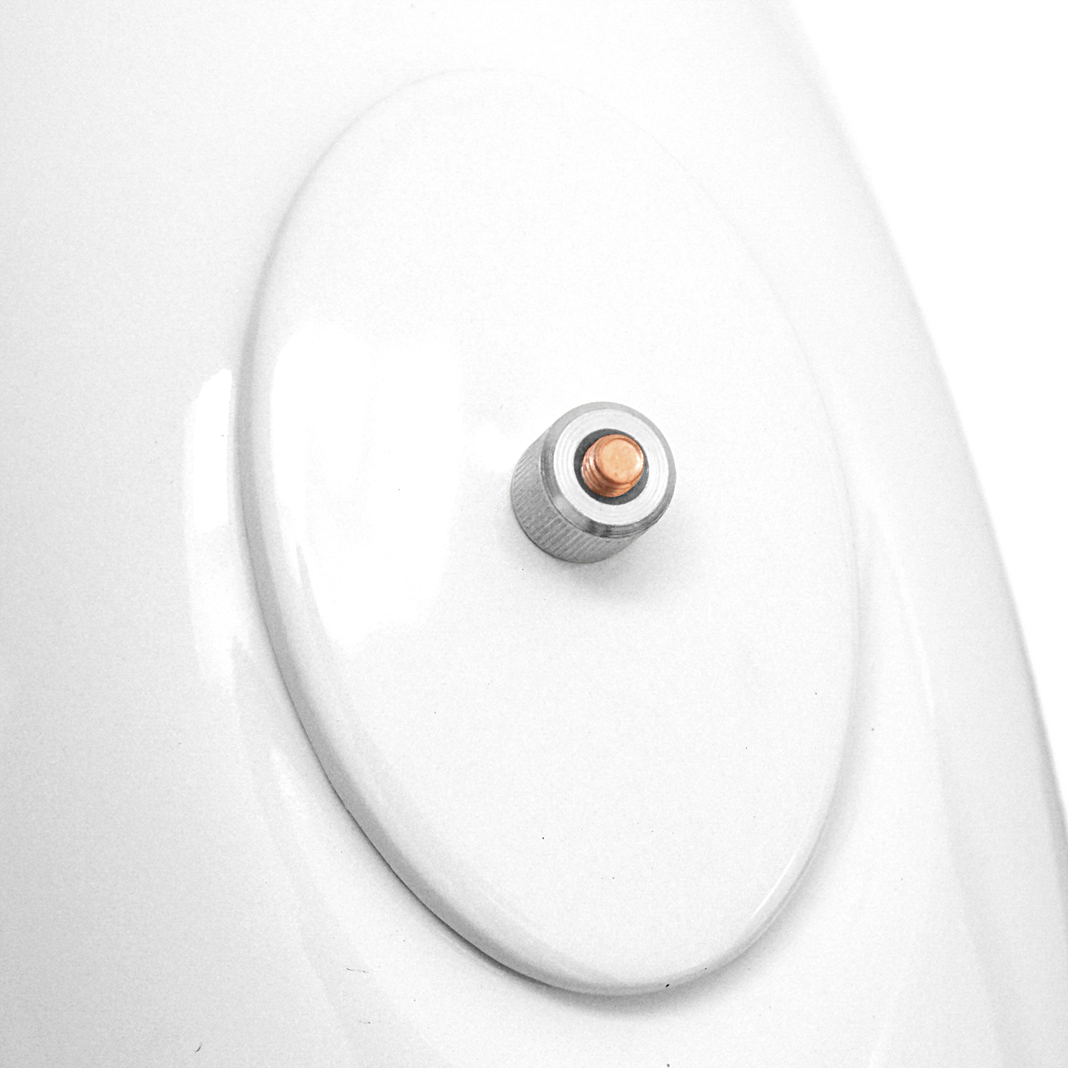 Coude de conduit de fumée / Coude de tuyau de poêle émaillé 150 mm - Coude lisse à 90° blanc avec ouverture de nettoyage