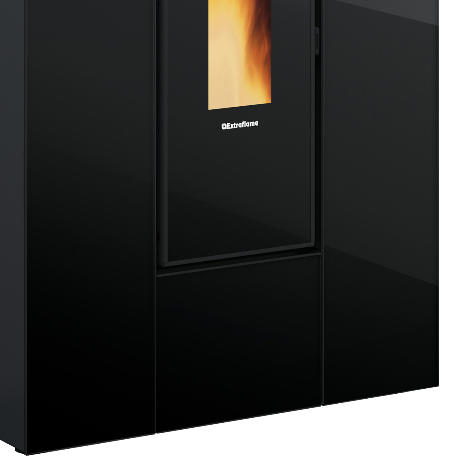 Extraflame Marilena Plus AD poêle à granulés Crystal noir-anthracite