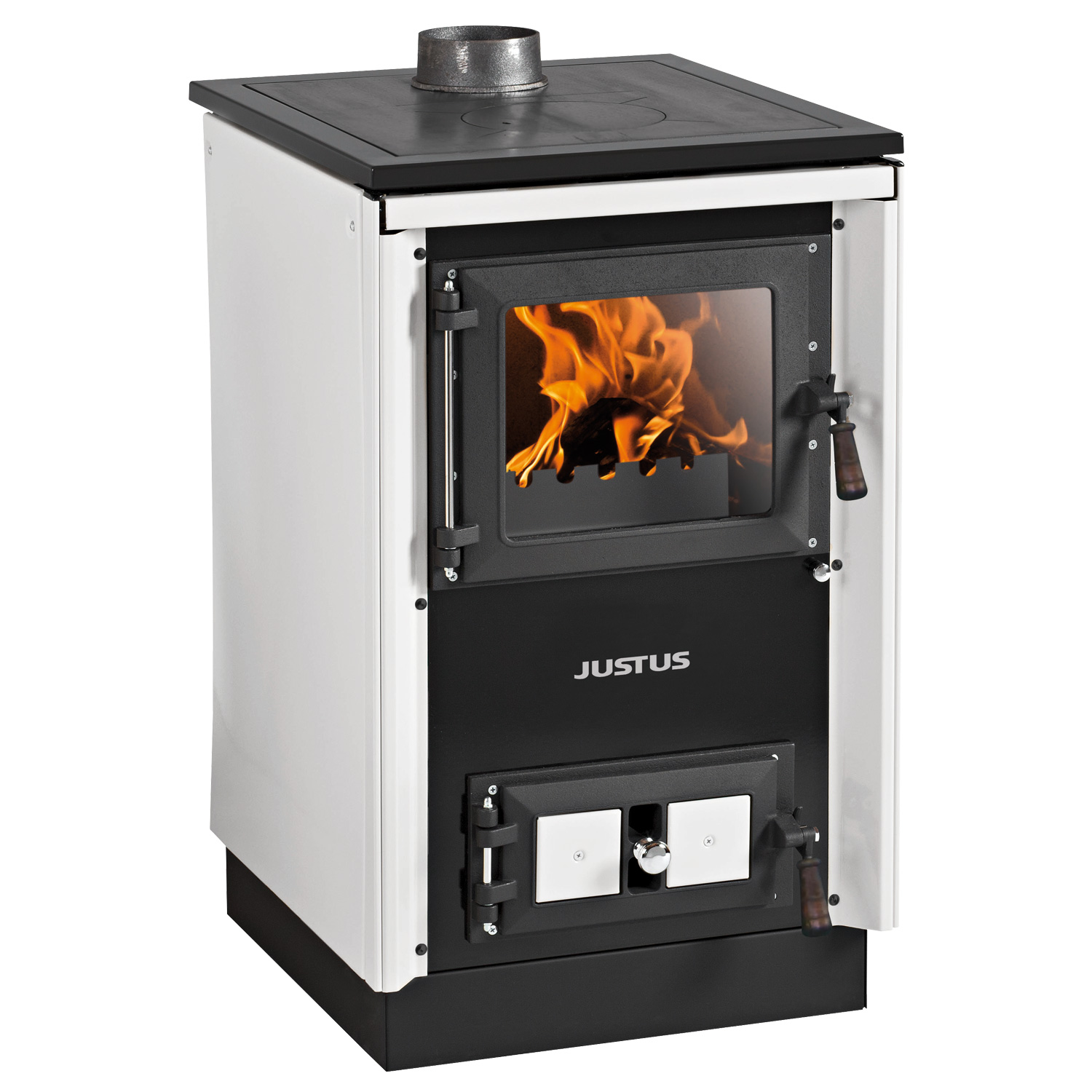 Justus Rustico-50 2.0 Poêle de cuisine Blanc