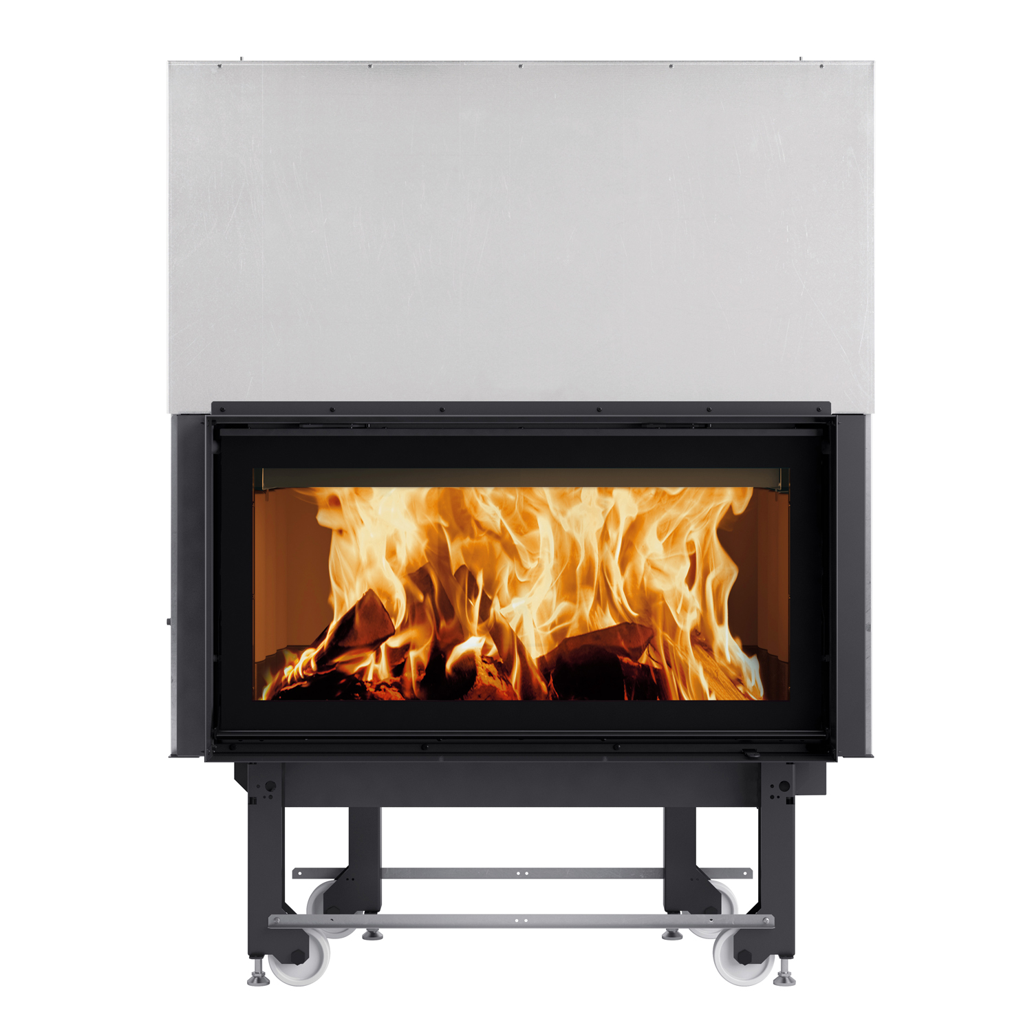 La Nordica Prestige Line Monoblocco 1000 Evo Insert de cheminée Acier Noir