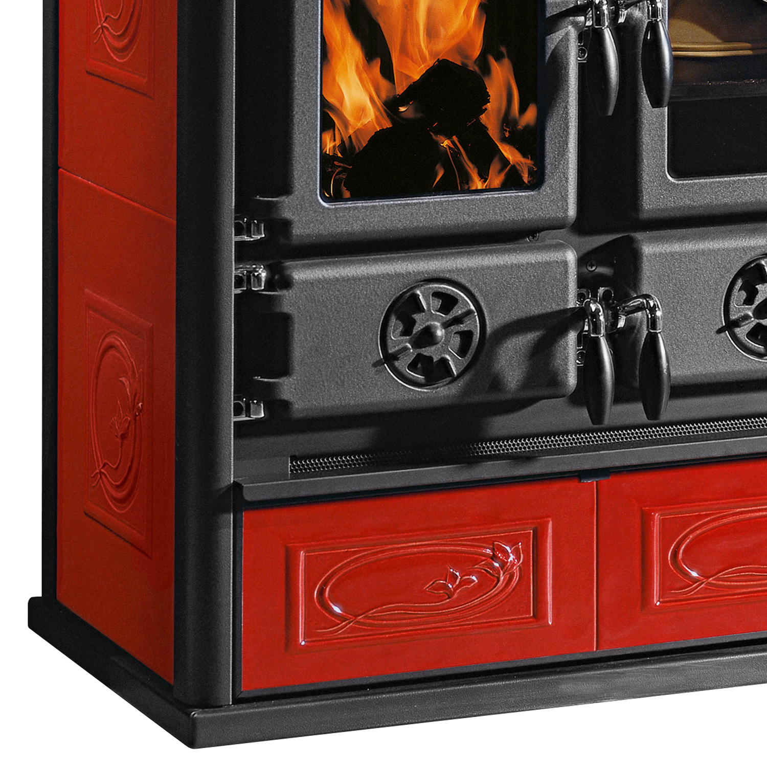 La Nordica Rosetta 16 cuisinière à bois Liberty Bordeaux