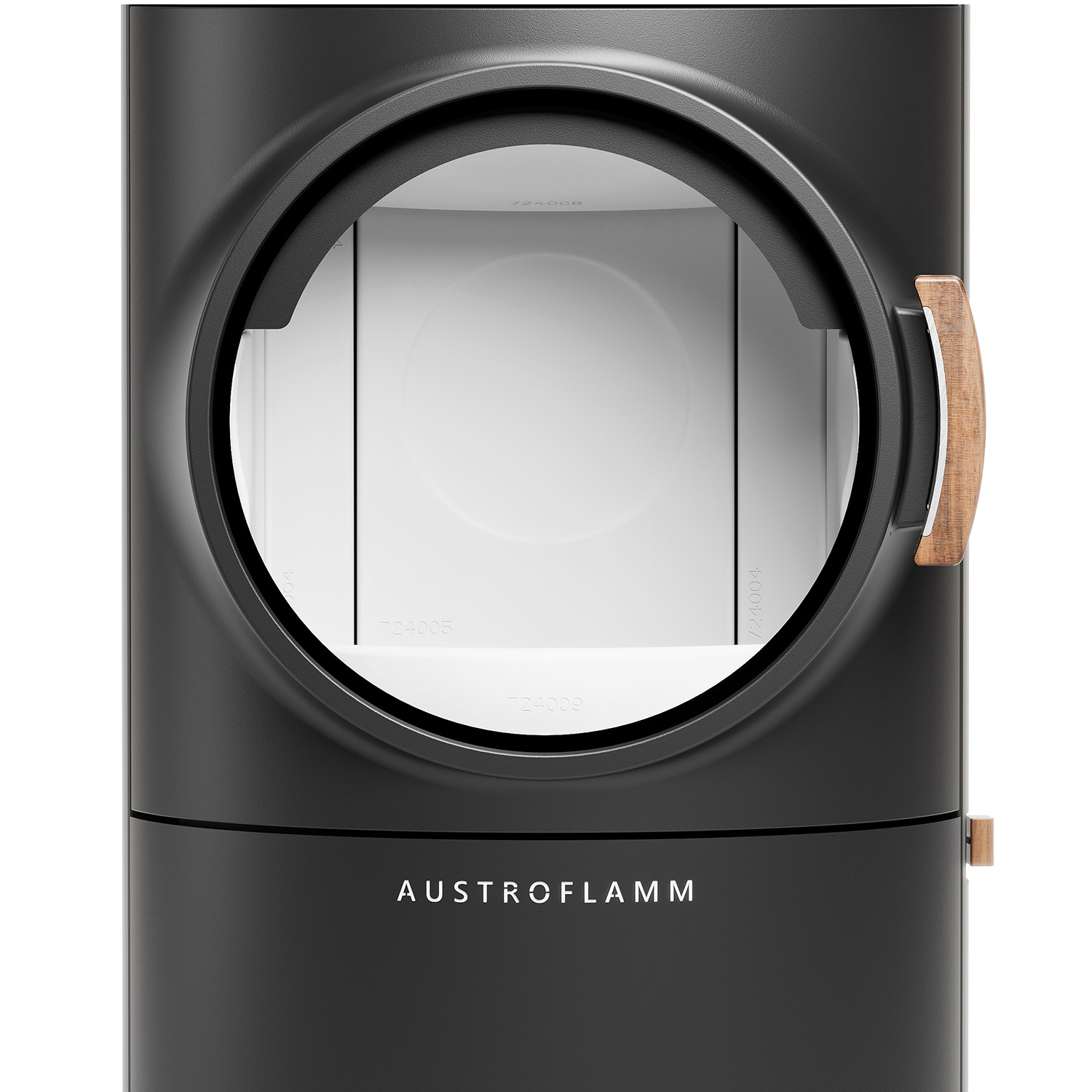 Austroflamm Clou Xtra Back Poêle à bois Acier Noir + 1 m³ de bois de chauffage gratuit