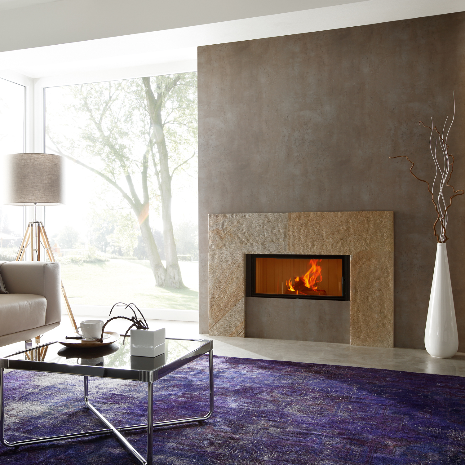 Spartherm Varia AS RLU insert de cheminée gauche