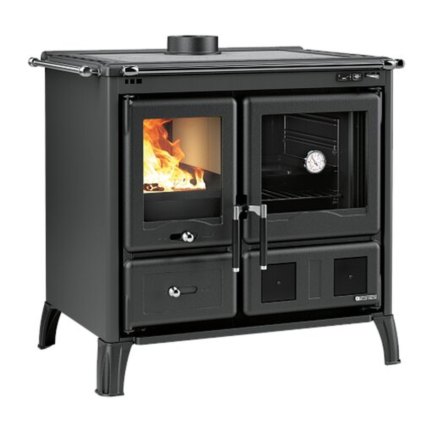 La Nordica GARDENIA.16 Acier - Noir anthracite Cuisinière à bois