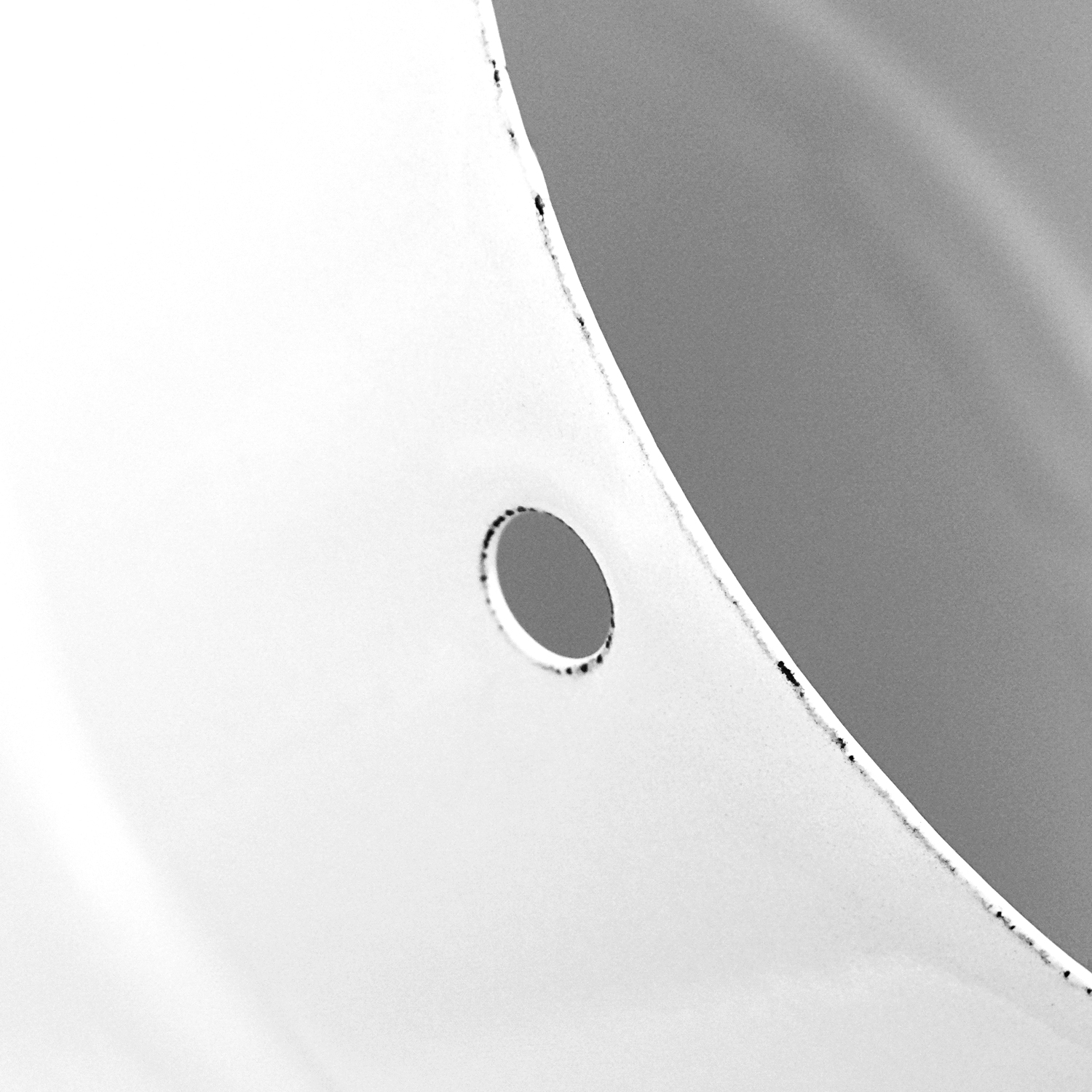 Coude de conduit de fumée / Coude de tuyau de poêle émaillé 150 mm - Coude lisse à 90° blanc avec ouverture de nettoyage
