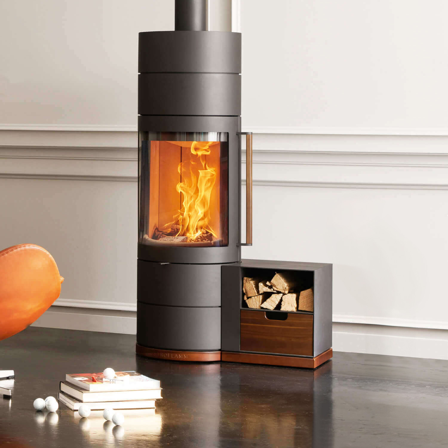 Austroflamm Lux boîte d'appoint droite 36 cm