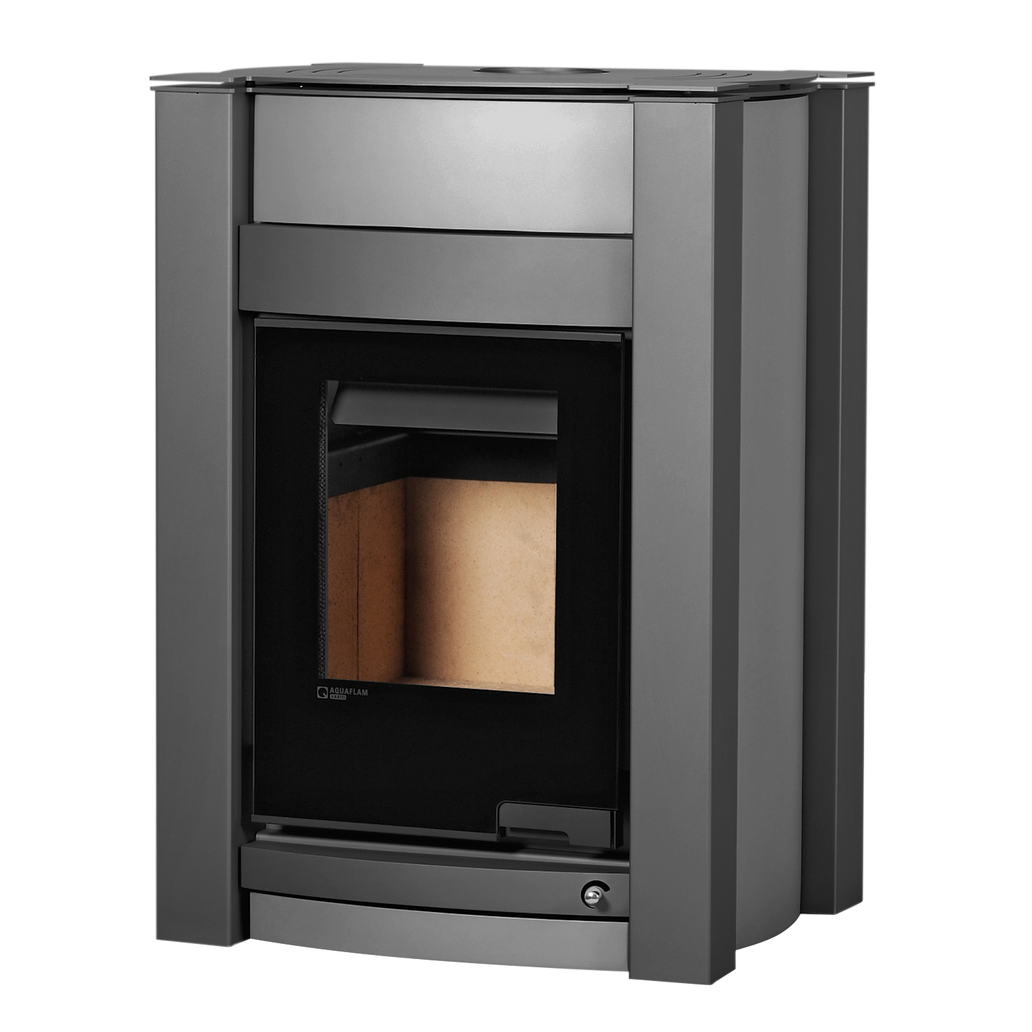 Poêle à bois Aquaflam Vario Kalmar Gris