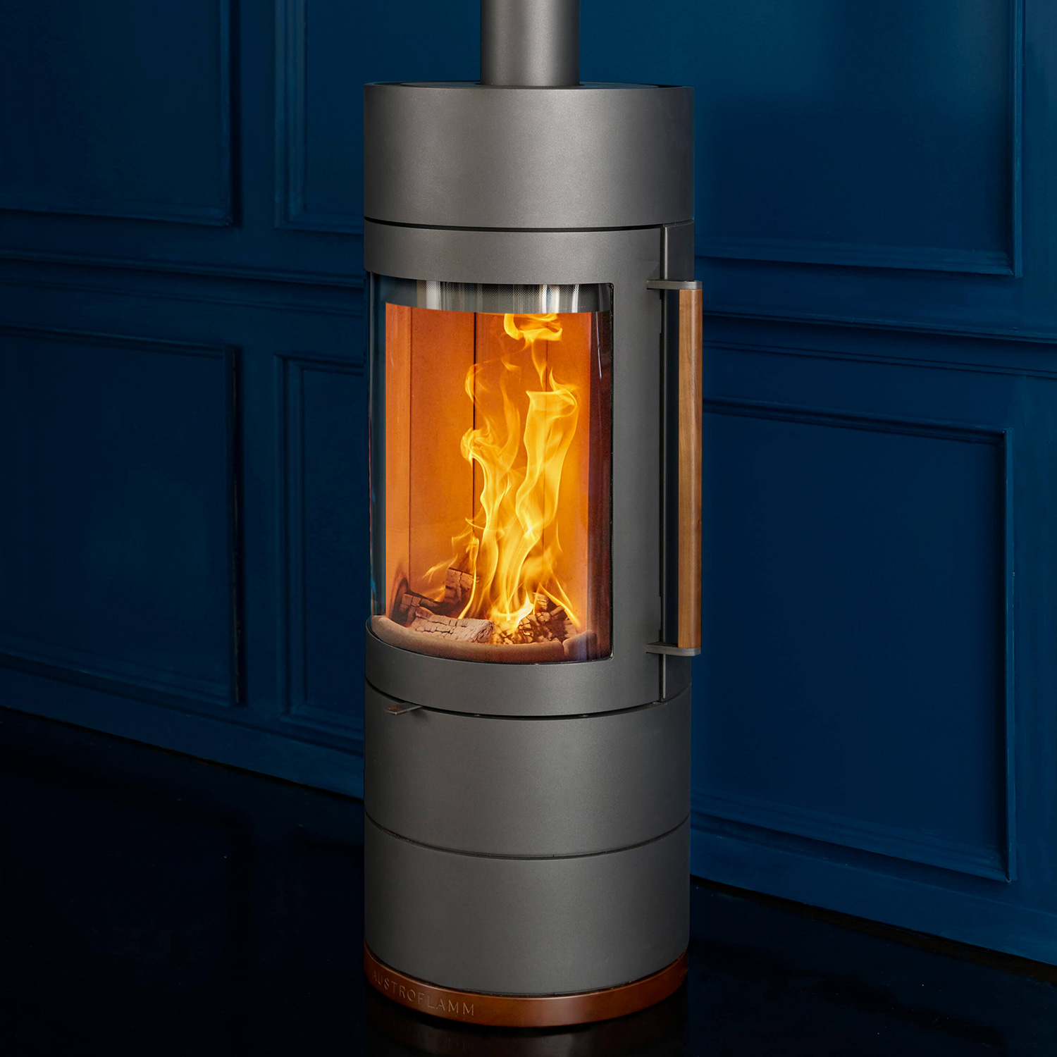 Poêle à bois Austroflamm Lux en acier noir