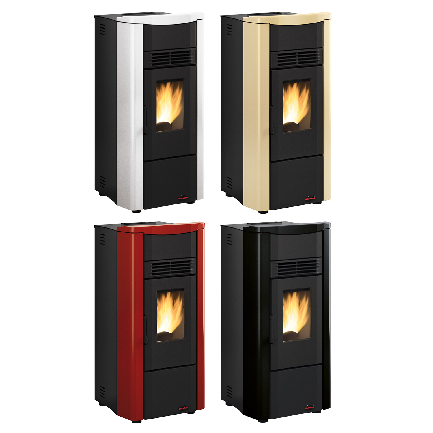 Extraflame Giusy EVO 2.0 Poêle à granulés Noir
