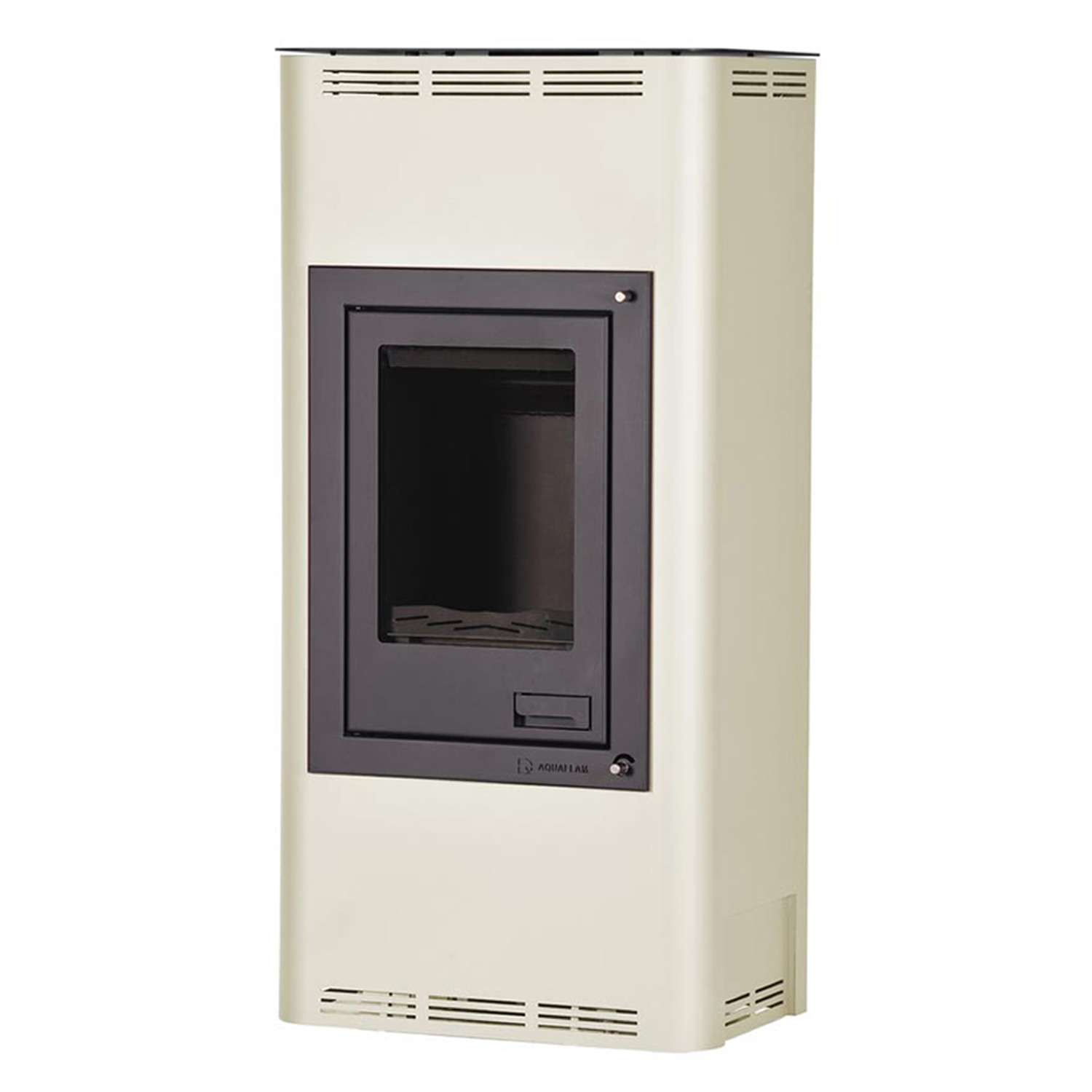 Aquaflam 7 Poêle à bois hydraulique automatique Crème