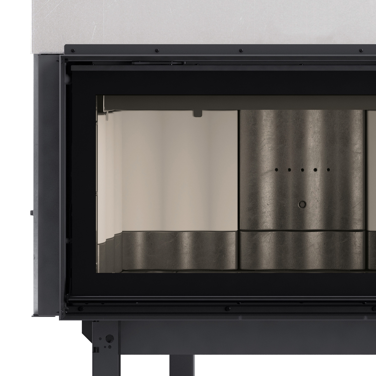 La Nordica Prestige Line Monoblocco 1000 Evo Insert de cheminée Acier Noir