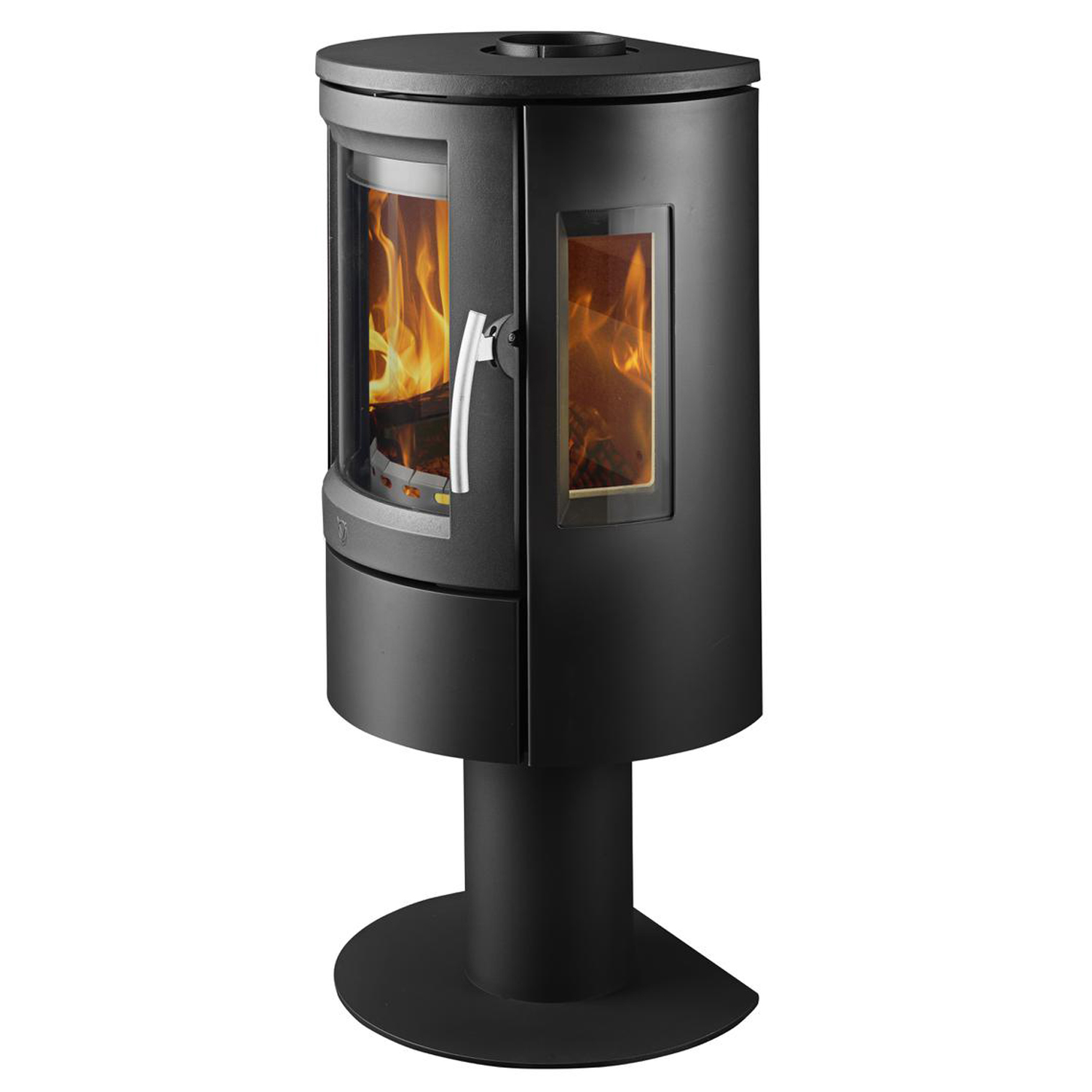 Varde Ovne Nice Air poêle à bois en acier noir
