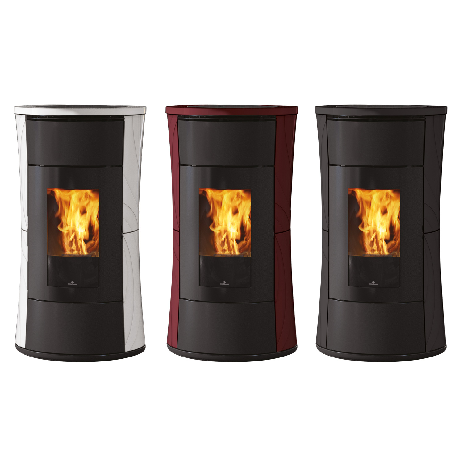 Edilkamin Cherie 11 EVO Poêle à granulés Céramique Gris Foncé Edilkamin Cherie 11 EVO Poêle à granulés Céramique Gris Foncé