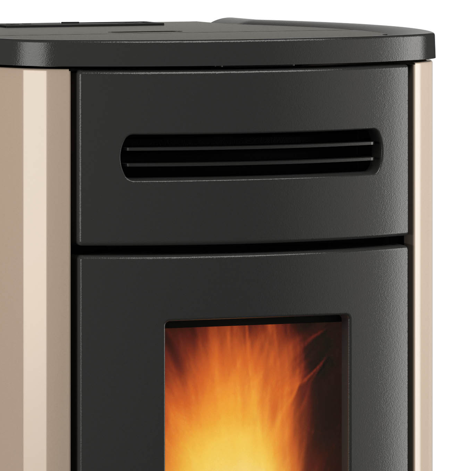 Extraflame Evolution Line Guenda Idro poêle à granulés bouilleur acier Tortora