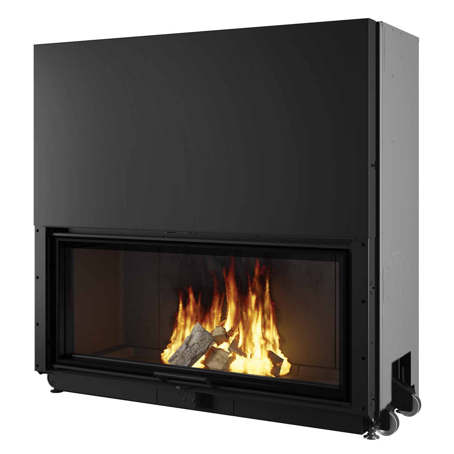 Edilkamin Windo 120 insert de cheminée foyer noir Edilkamin Windo 120 insert de cheminée foyer noir
