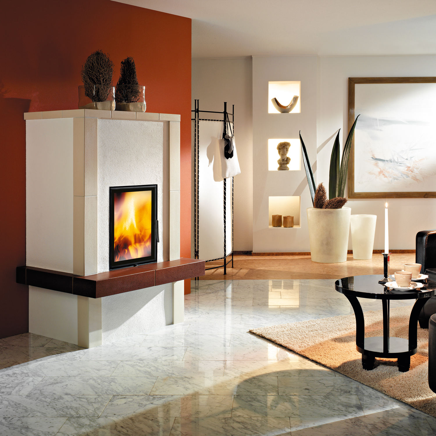 Spartherm Mini Z1-4S RLU insert de cheminée 7 kW 51 cm à gauche