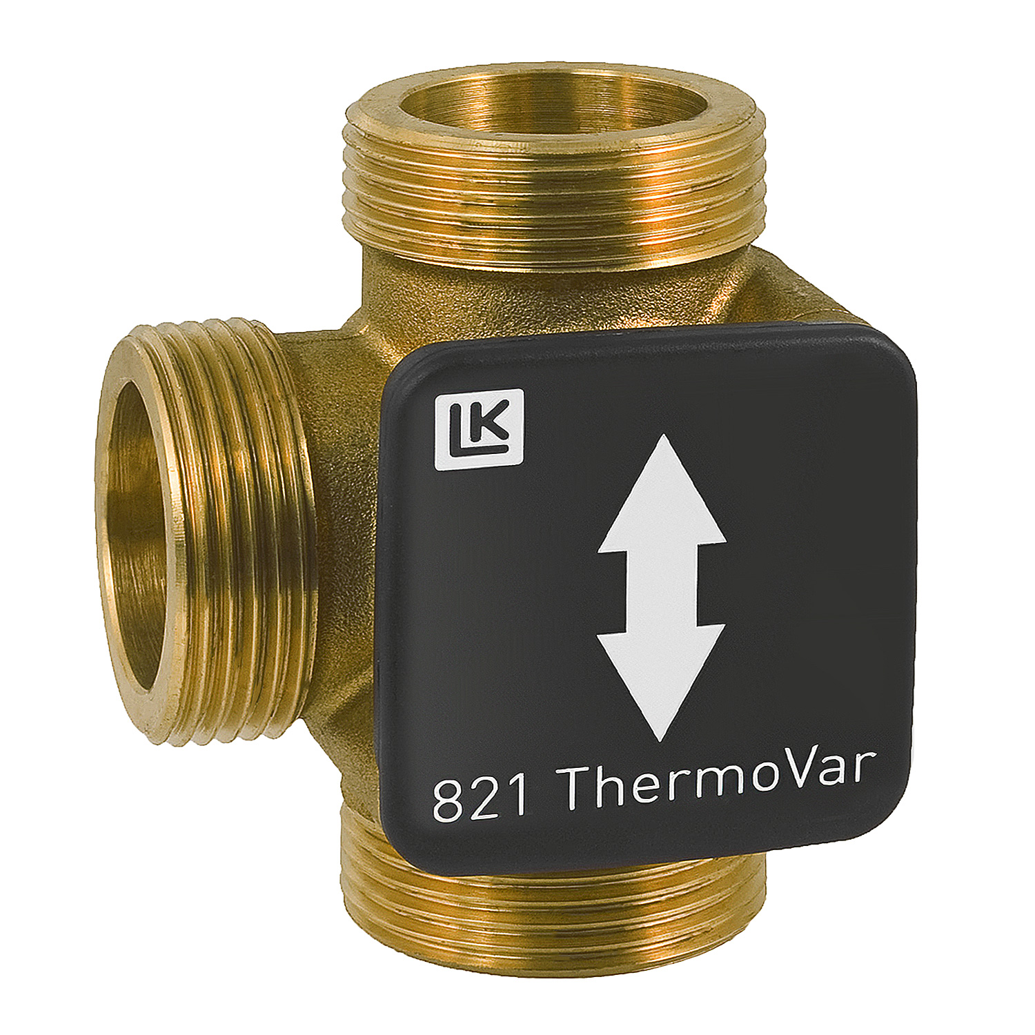 Vanne à trois voies à régulation thermique LK Armatur 821 ThermoVar G 1 pouce pour 45°C.