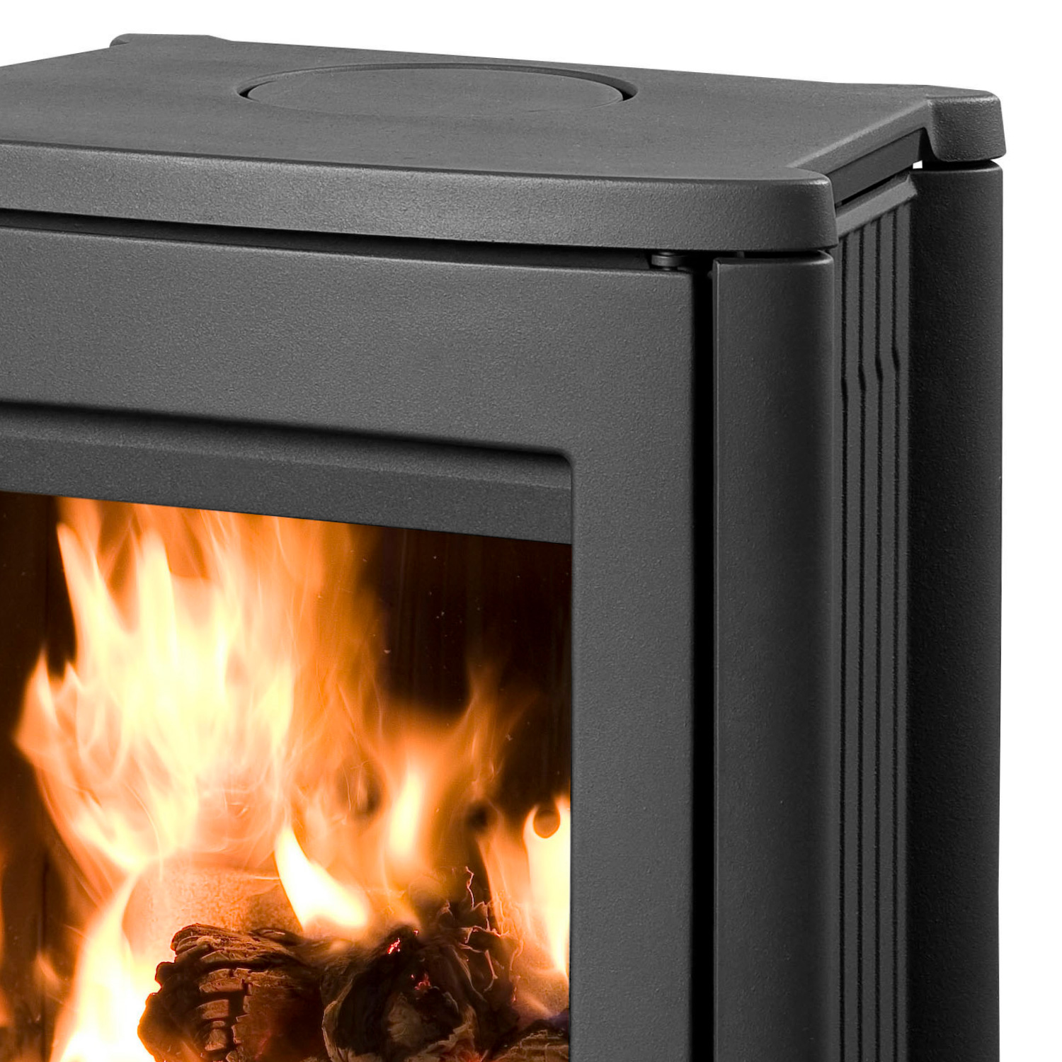 Dovre Astro 2/L Poêle à bois en acier noir, modèle 2