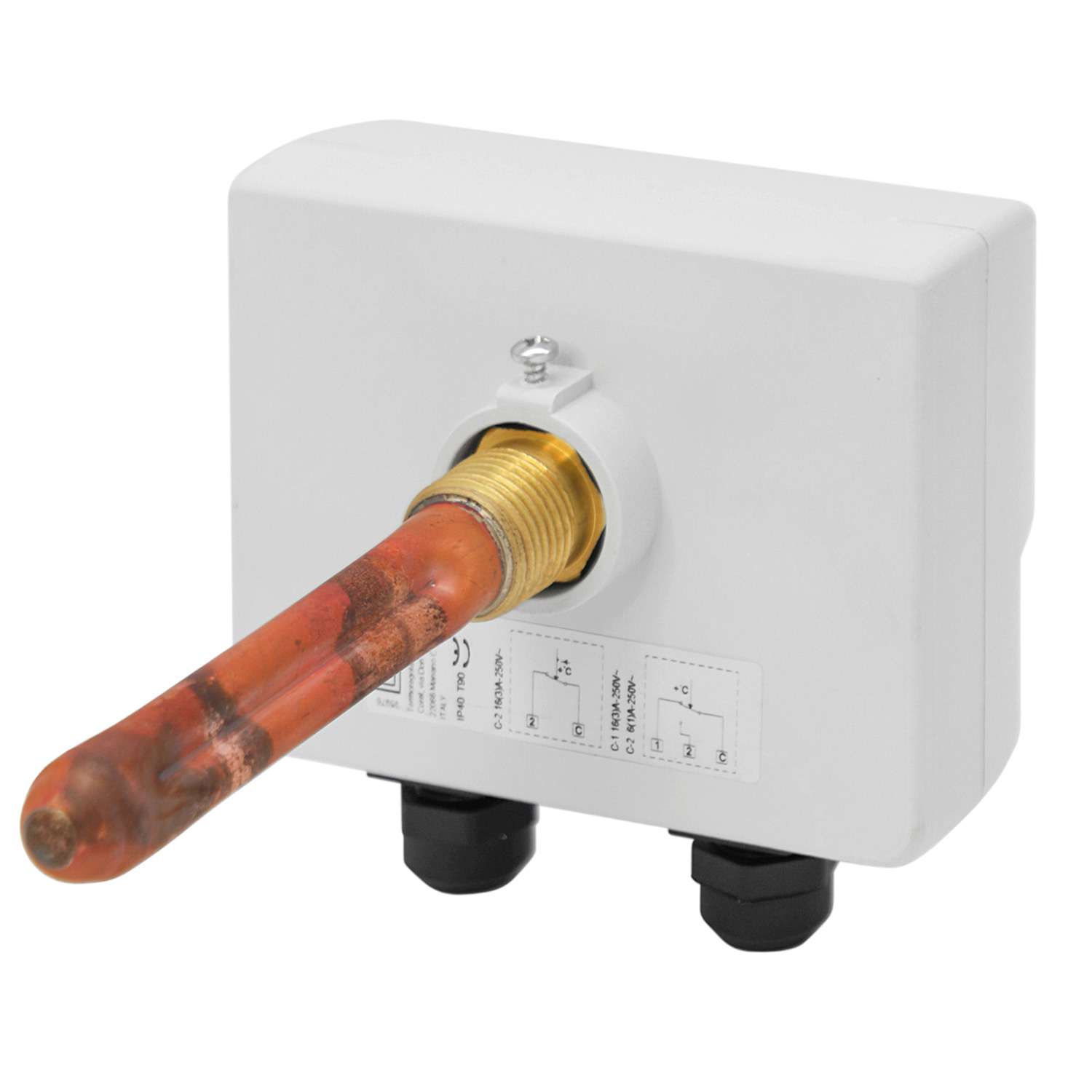 Résistance de chauffage à visser / Cartouche chauffante ESH 9.00 - 9 kW - 680 mm incl. thermostat