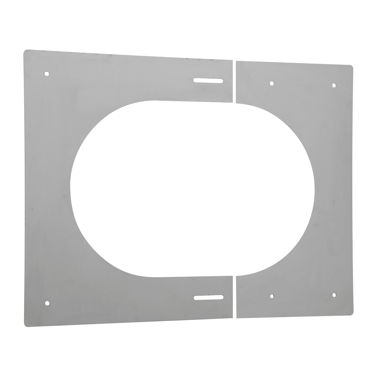 Opsinox cheminée en acier inoxydable 250mm rosace de toit pour montage intérieur PLP 0-45°