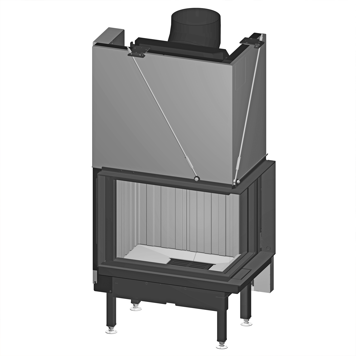 Spartherm Premium V-2R-68h Insert de cheminée RRA Ø 200 mm Spartherm Premium V-2R-68h Insert de cheminée RRA Ø 200 mm