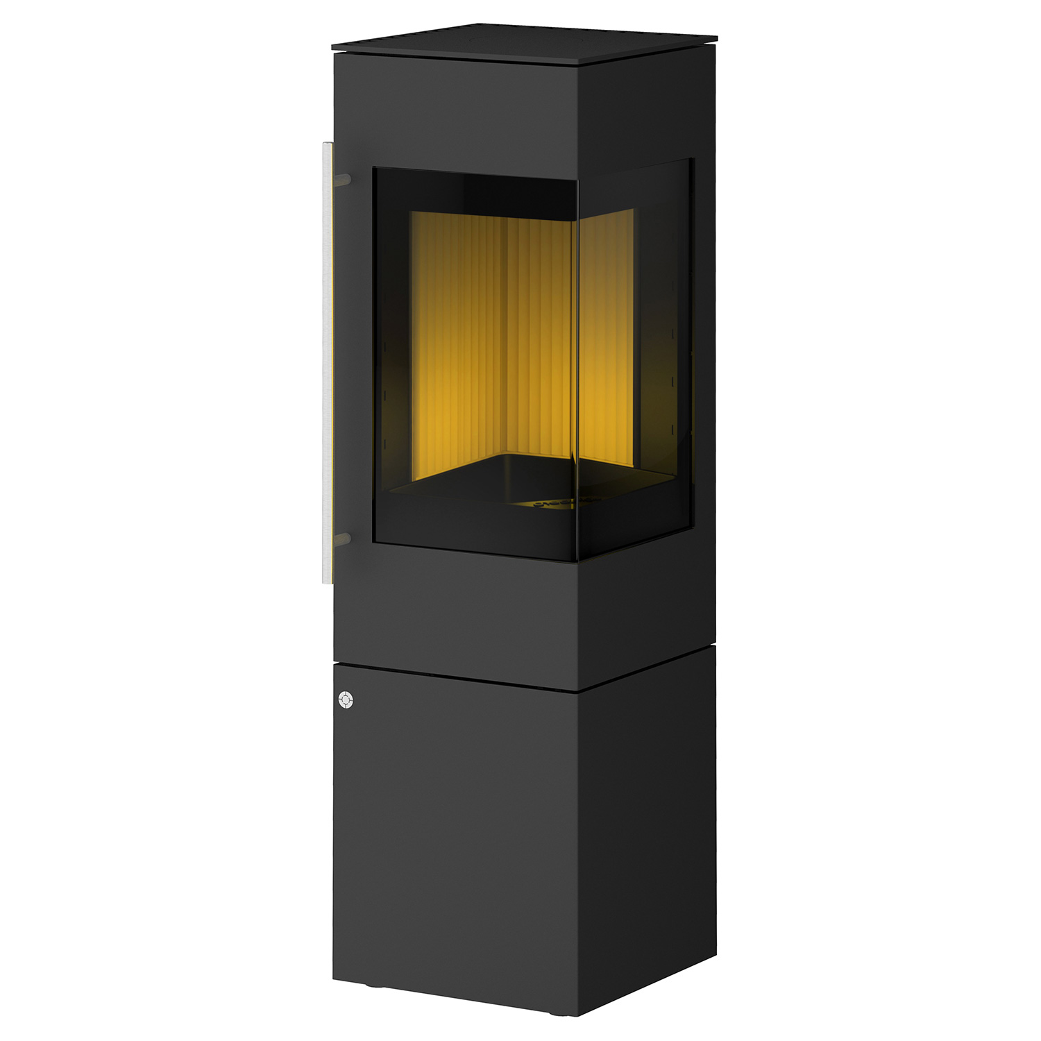 Olsberg Ipala Smart Compact poêle à bois avec ouverture de porte à droite