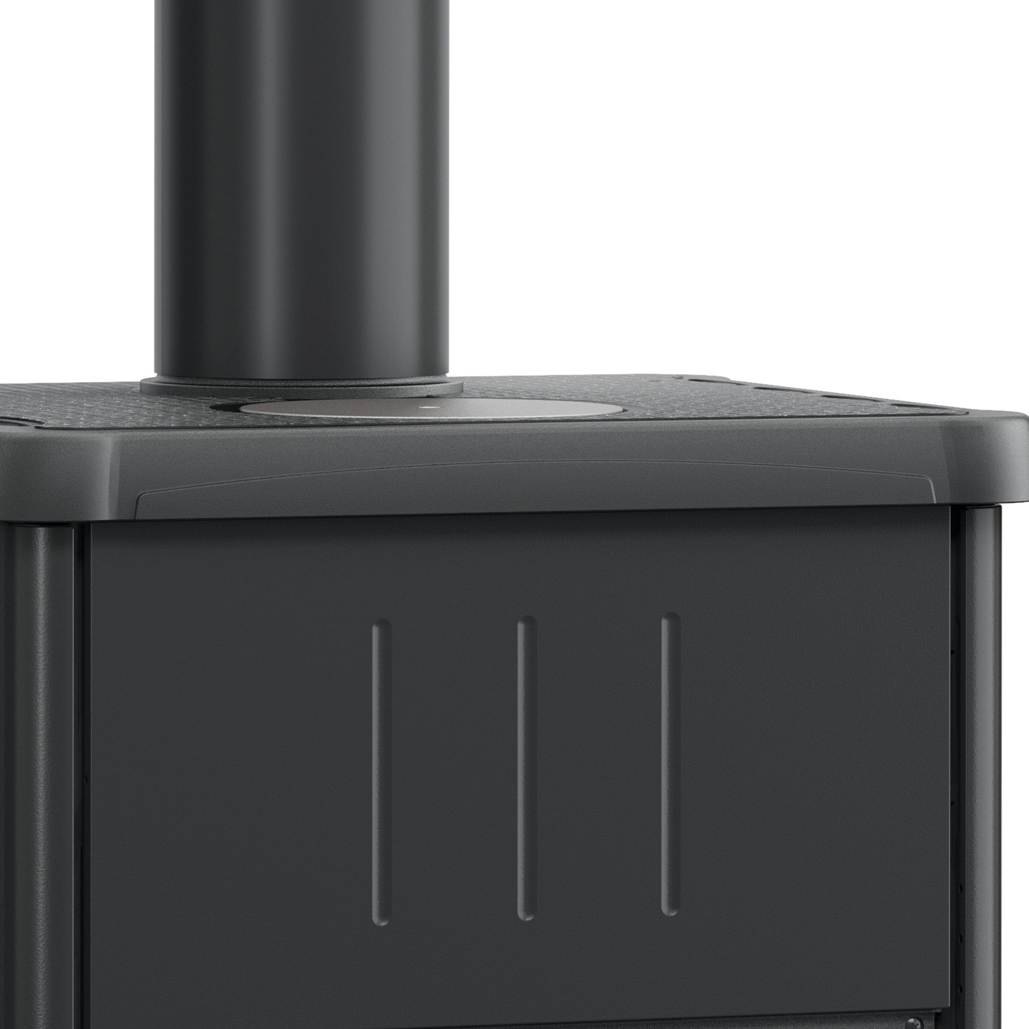 La Nordica Concita 16 poêle à bois acier anthracite-noir