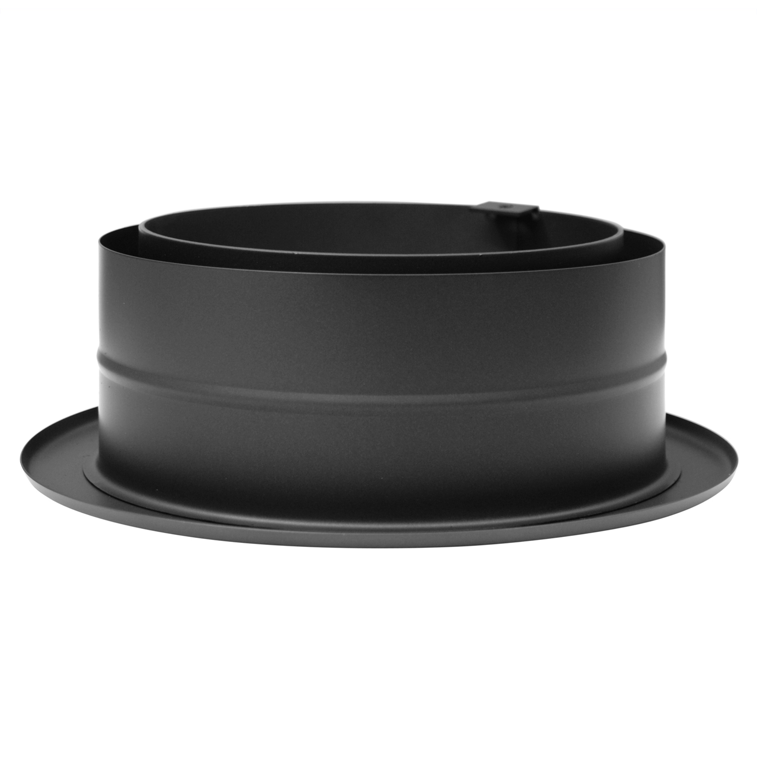 Raik Izoker Doublure murale double paroi 150mm noire double paroi avec rosette murale pour tuyau de fumée / conduit de fumée