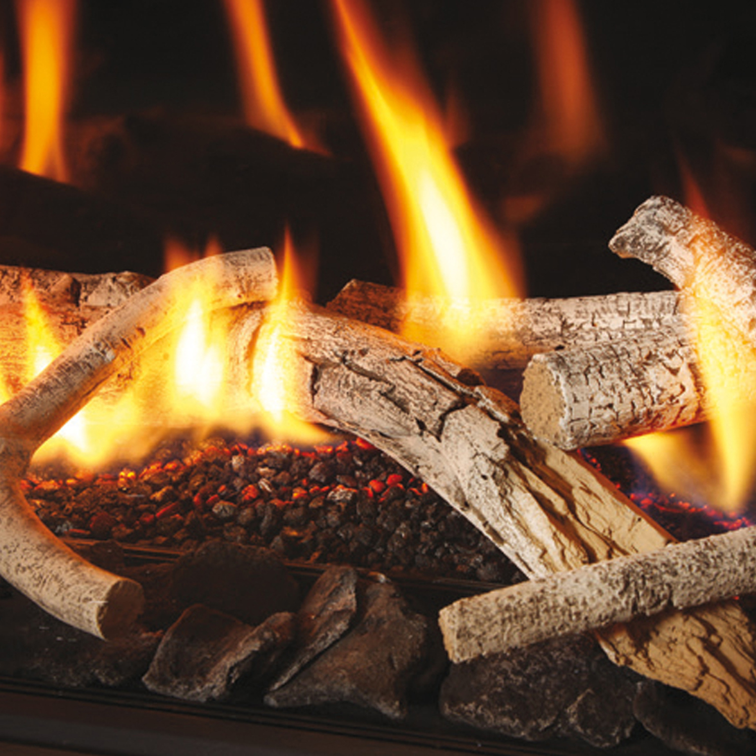 Spartherm DRU Jeu de Bûches Blanc pour Metro 130XT/XTL et Metro 150XT