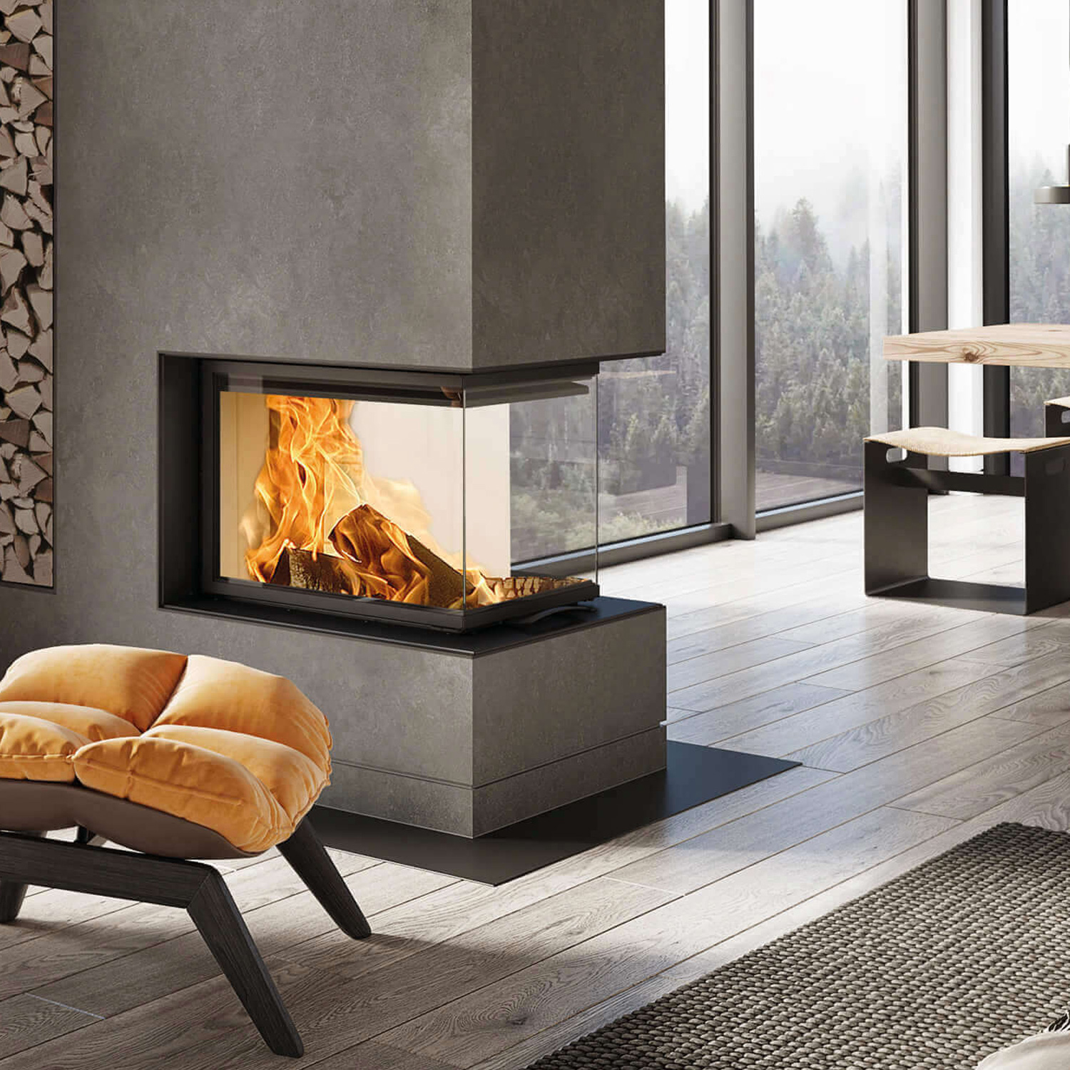 Austroflamm 48x72x51 S3 2.0 Insert de cheminée