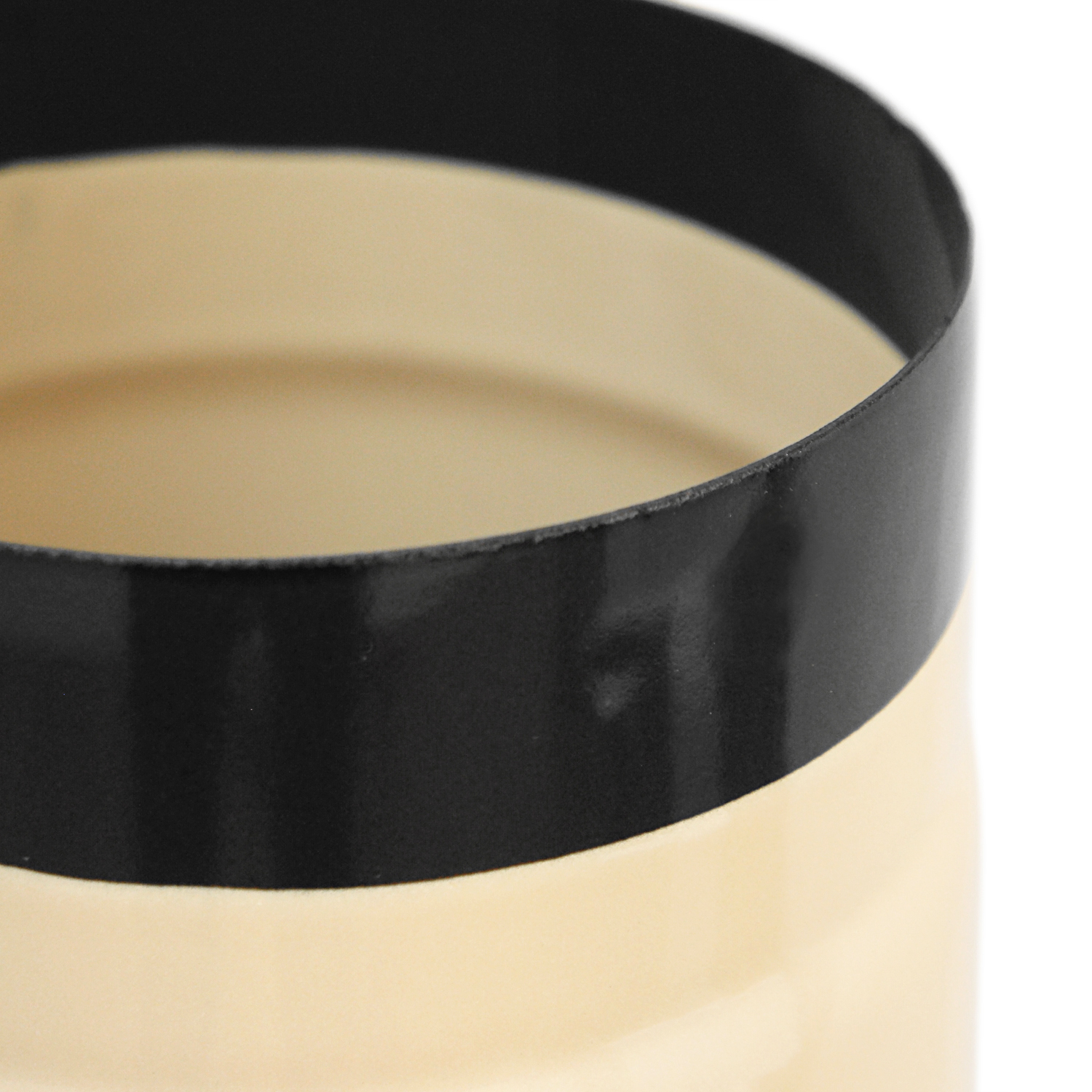 Tube de poêle / conduit de fumée émaillé 130mm - 150mm ivoire