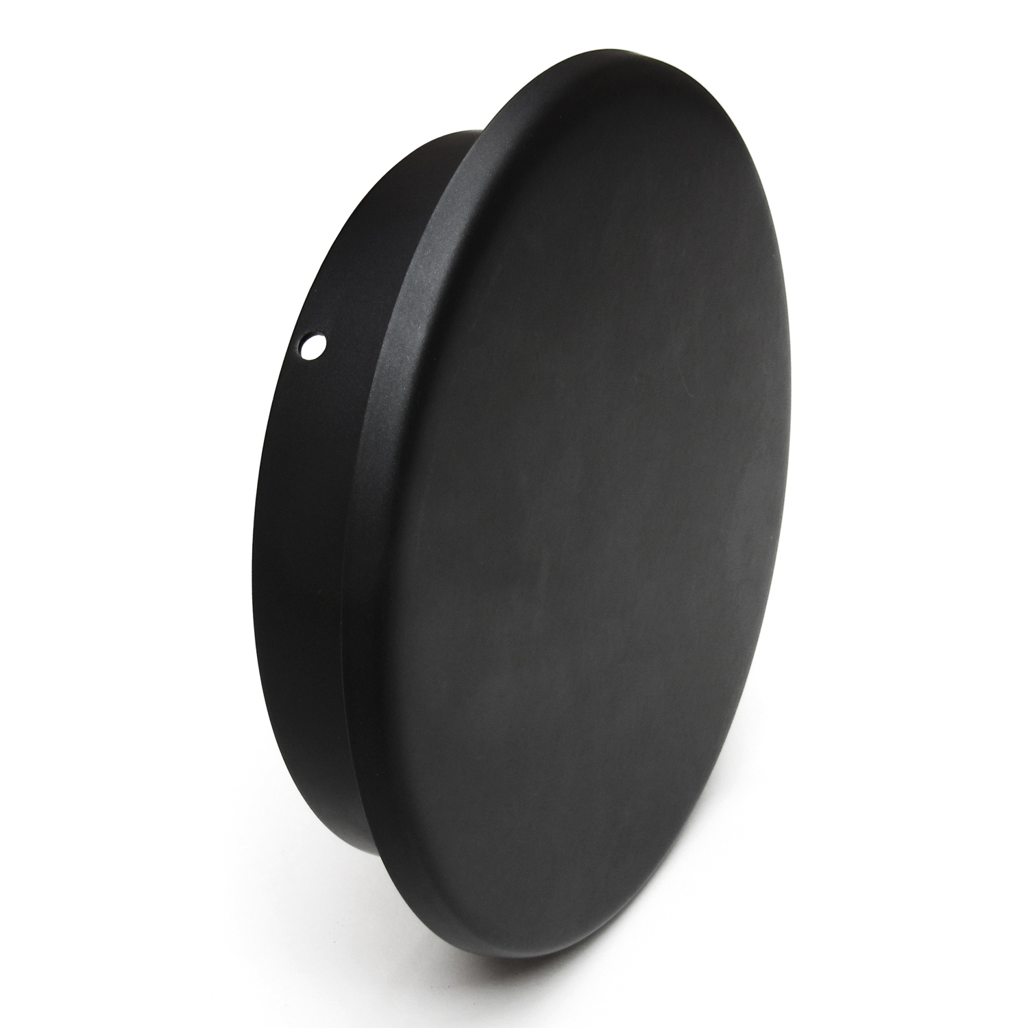 Raik Basic clapet aveugle 120mm noir pour tuyau de fumée / conduit de fumée