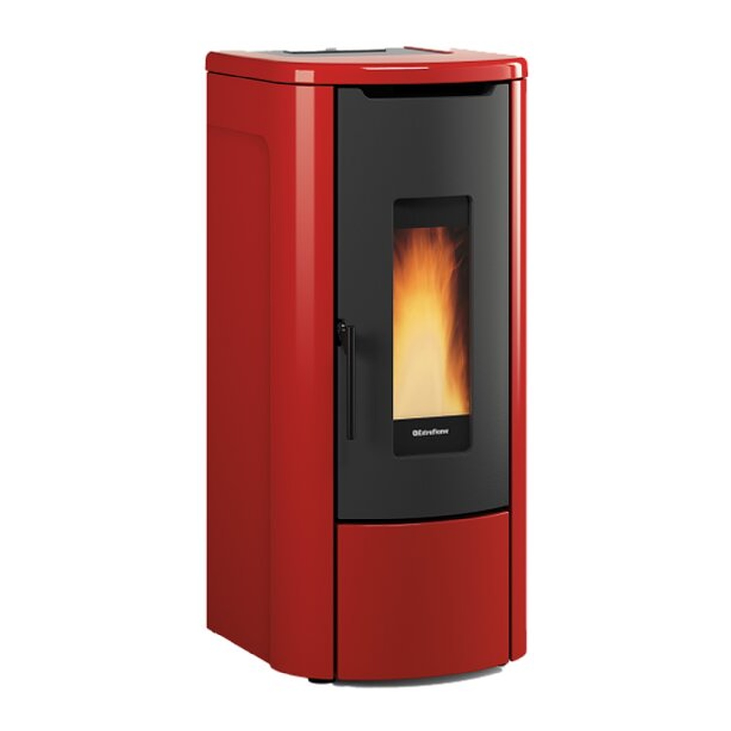 Extraflame ROSANNA IDRO 5.0 - Rouge bordeaux poêle à granulés bouilleur EVOLUTION LINE