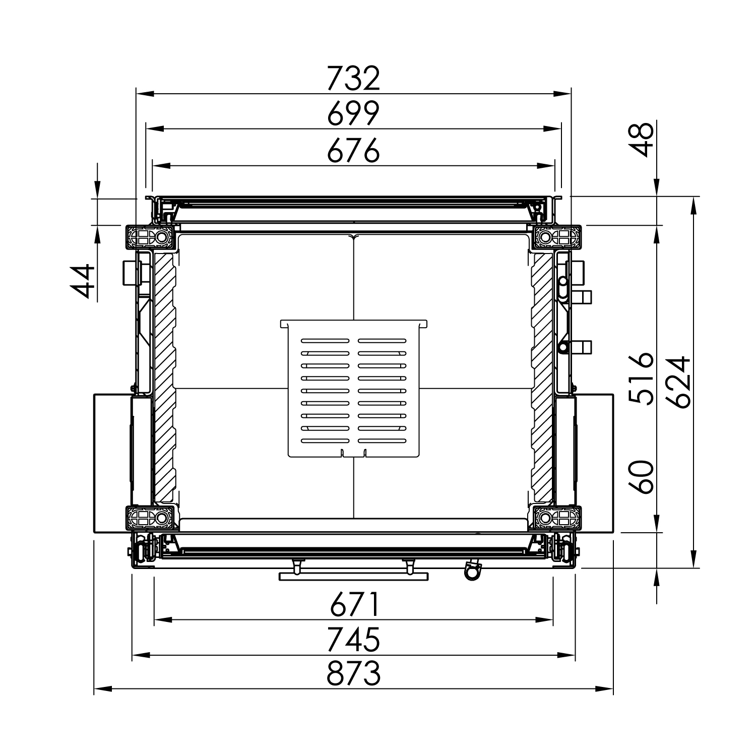 Spartherm Varia FDh H2O 10 kW insert de cheminée à eau