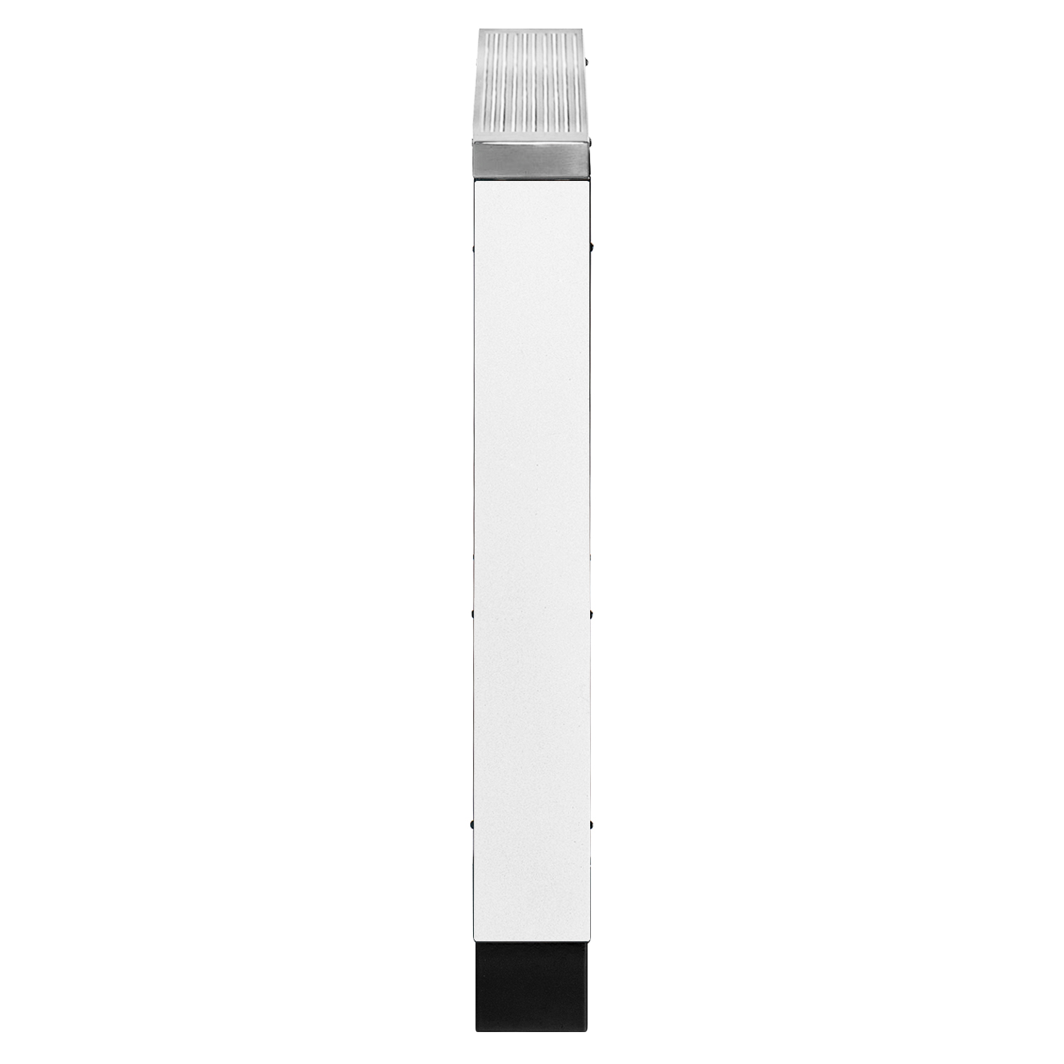 Wamsler raccordement à distance 110 mm en acier inoxydable / blanc