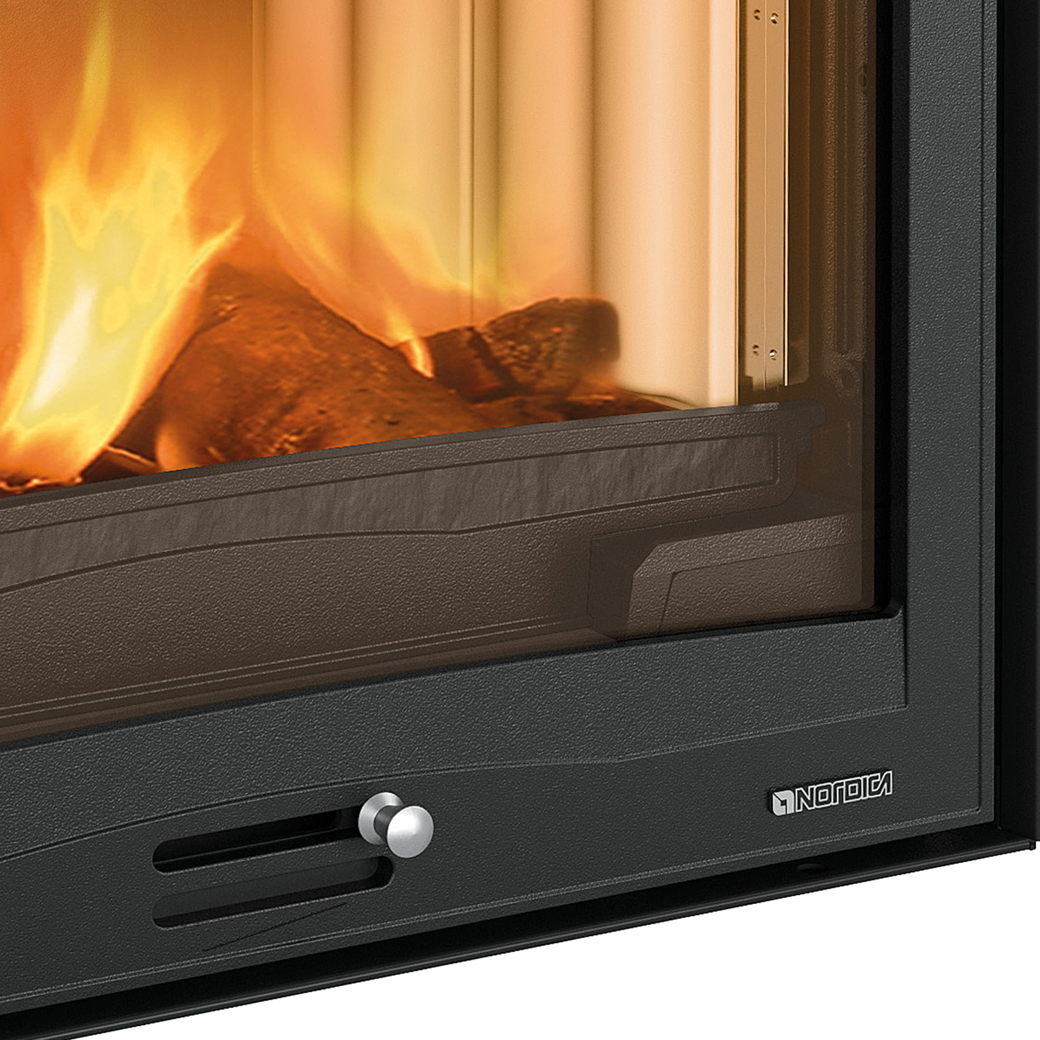 La Nordica Inserto 70 4.0 Ventilato Insert de cheminée Acier Noir