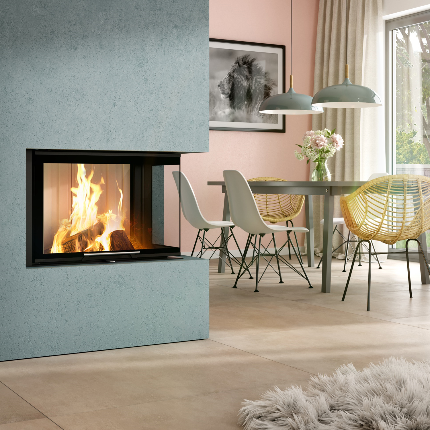 Spartherm Varia 2R-68h-4S insert de cheminée RRA Ø 200 mm