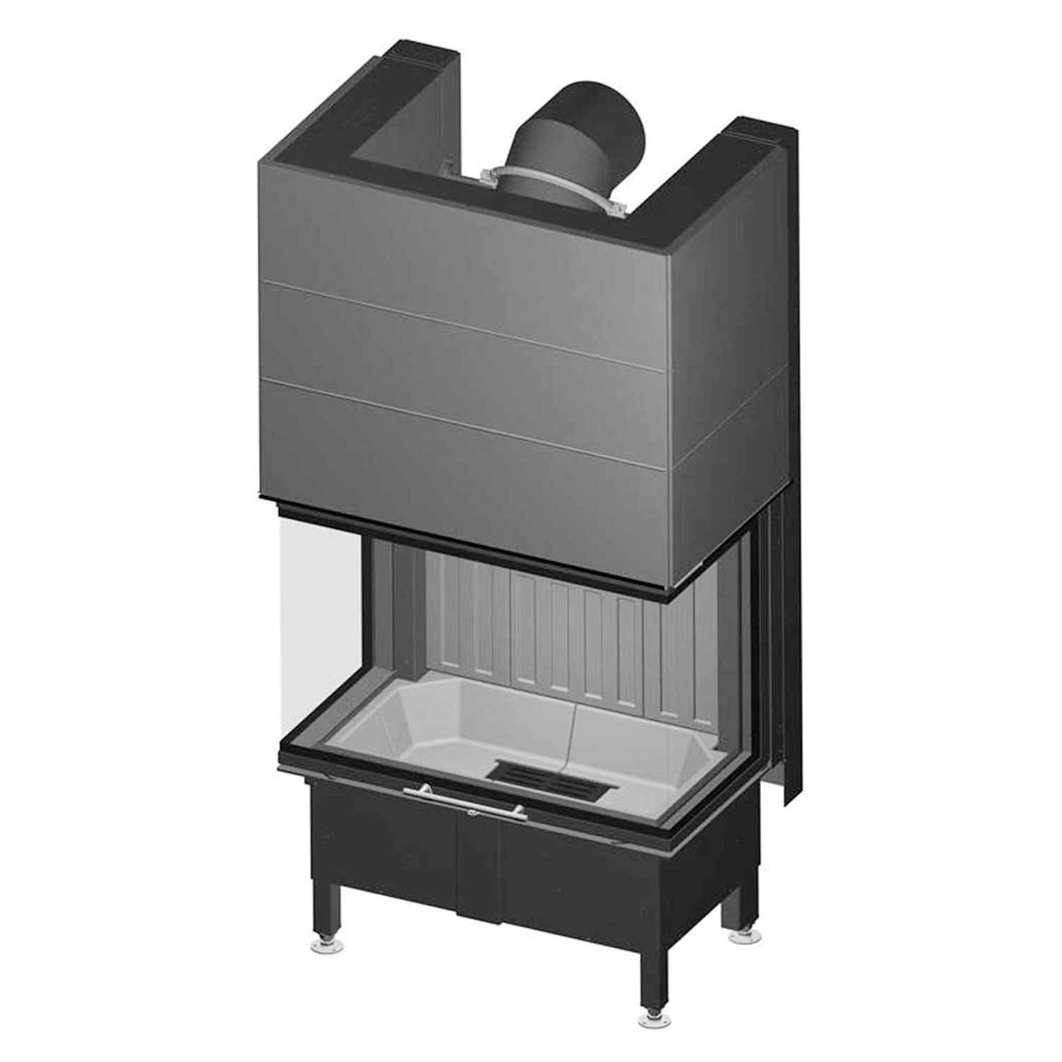 Spartherm Arte 3RL-80h-4S Insert de cheminée RRA Ø 200 mm