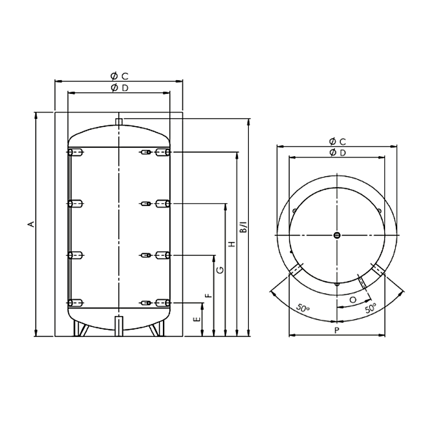 Ballon tampon TPSM 1250 (1268 litres) | Isolation Neodul