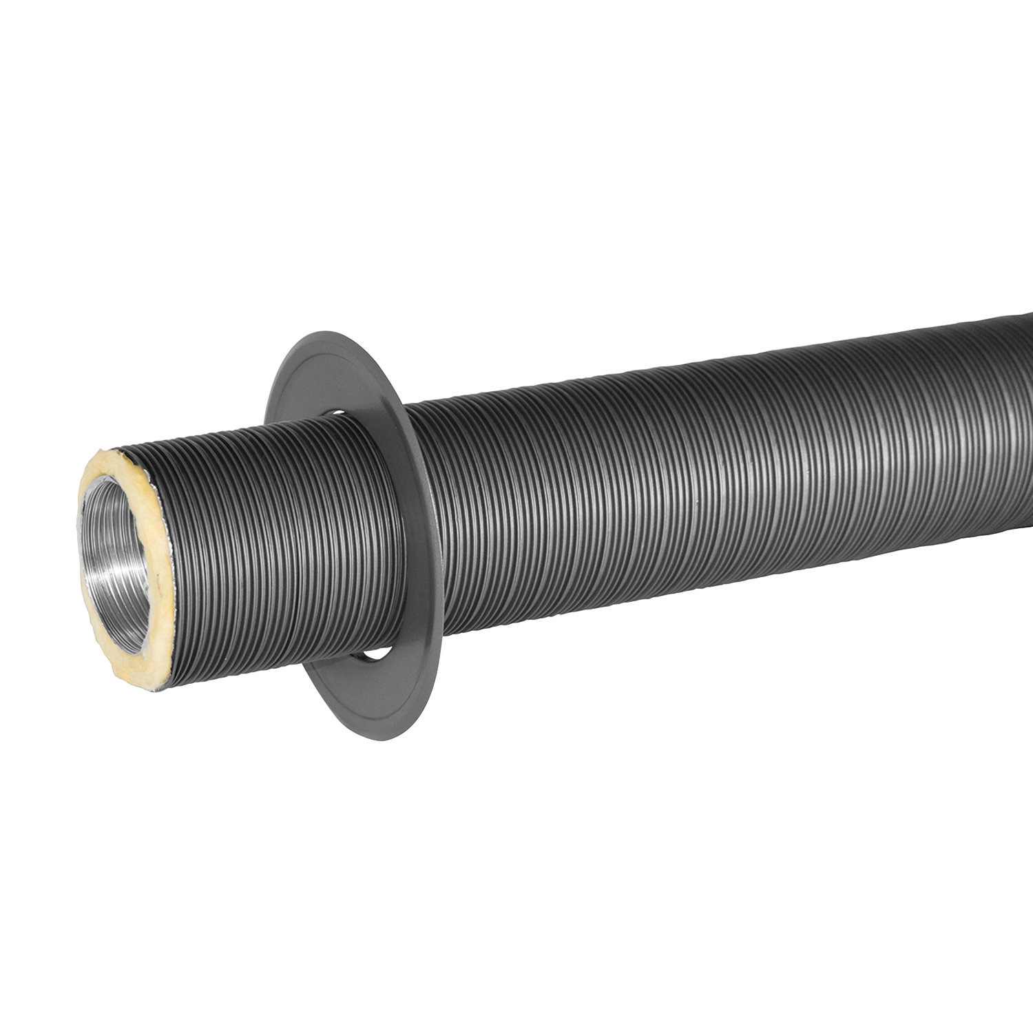 Rosace pour Therm Flex gris Ø 100 mm pour raccord d'air extérieur