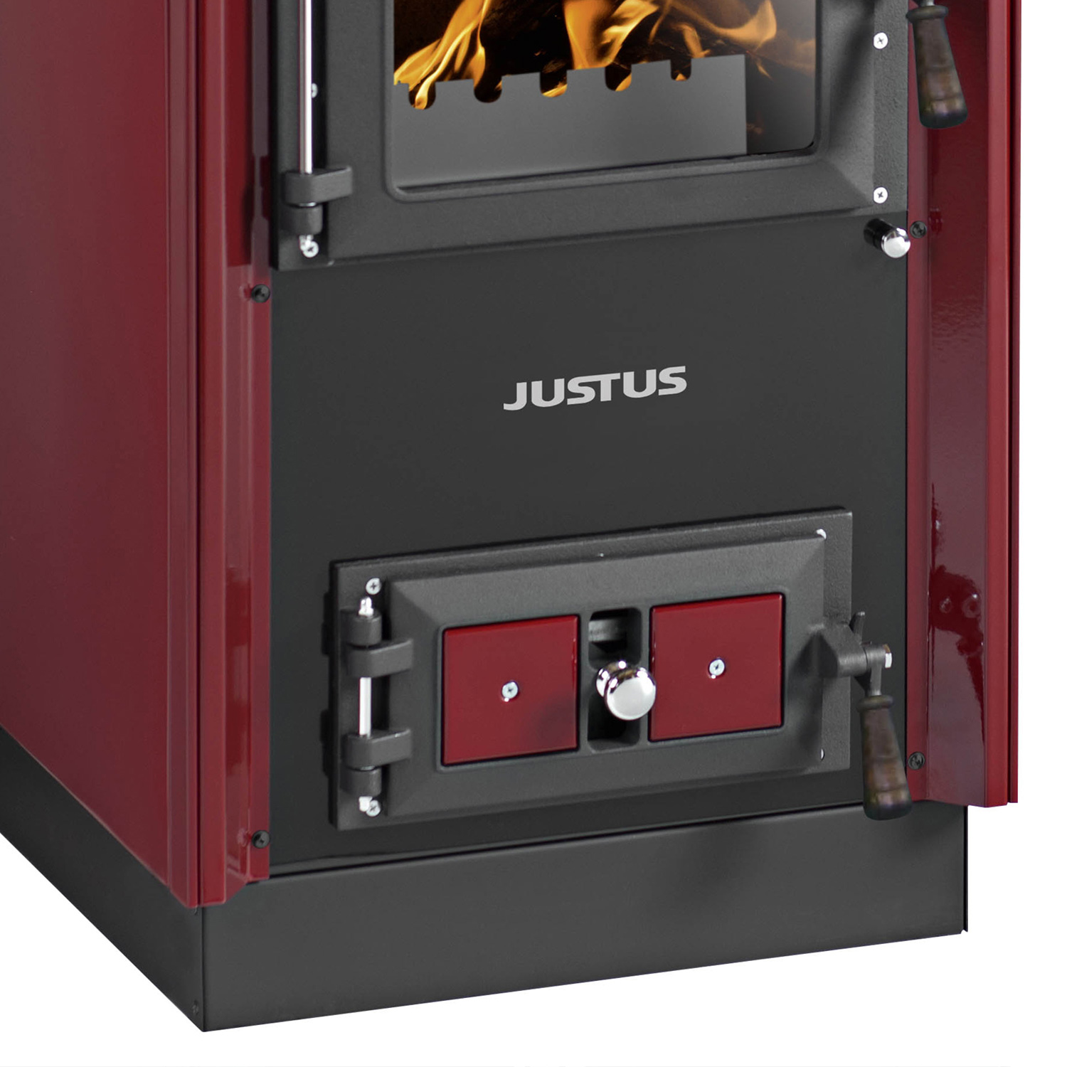 Justus Rustico-50 2.0 Poêle de cuisine Bordeaux