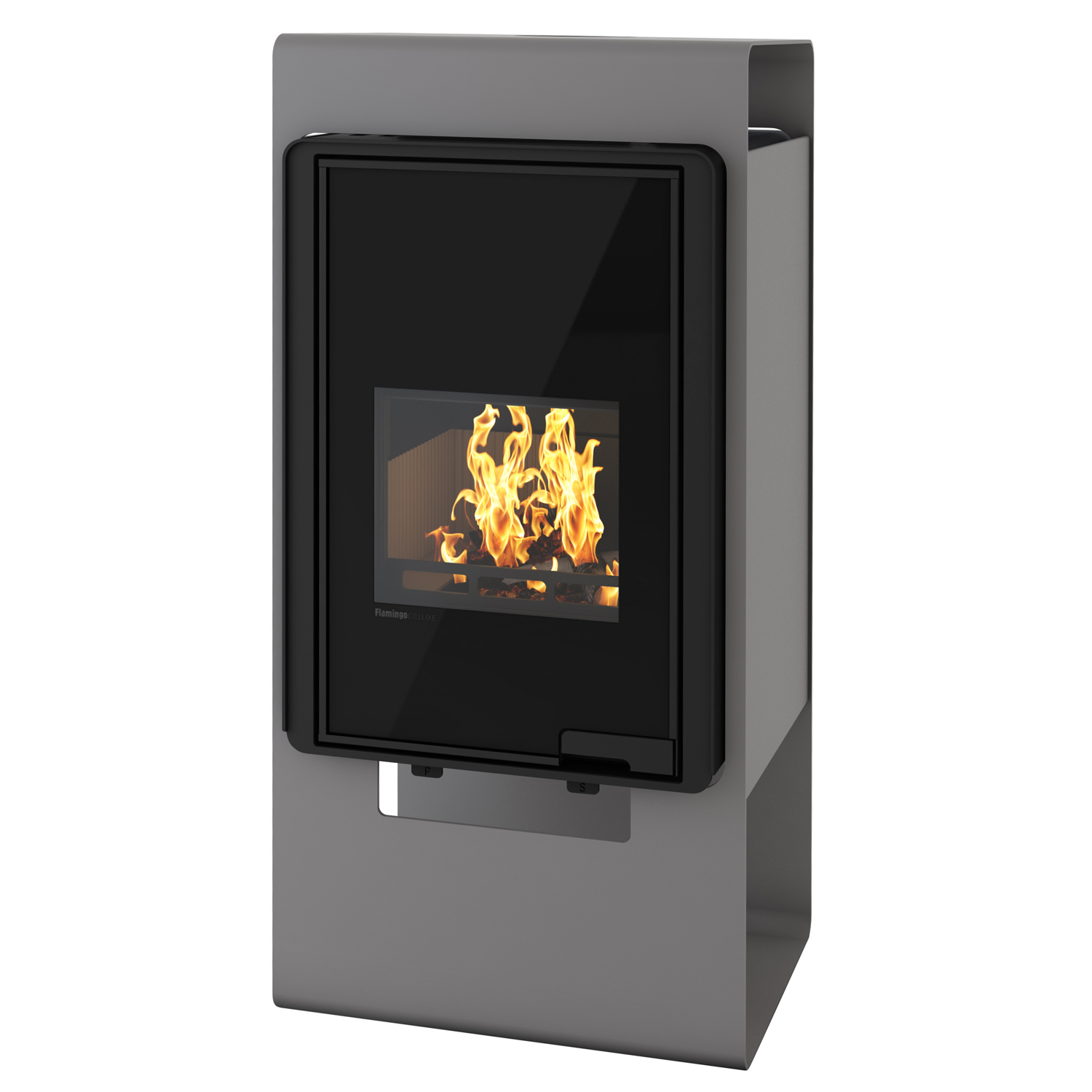 Poêle à bois HS Flamingo Deluxe Singa Gris